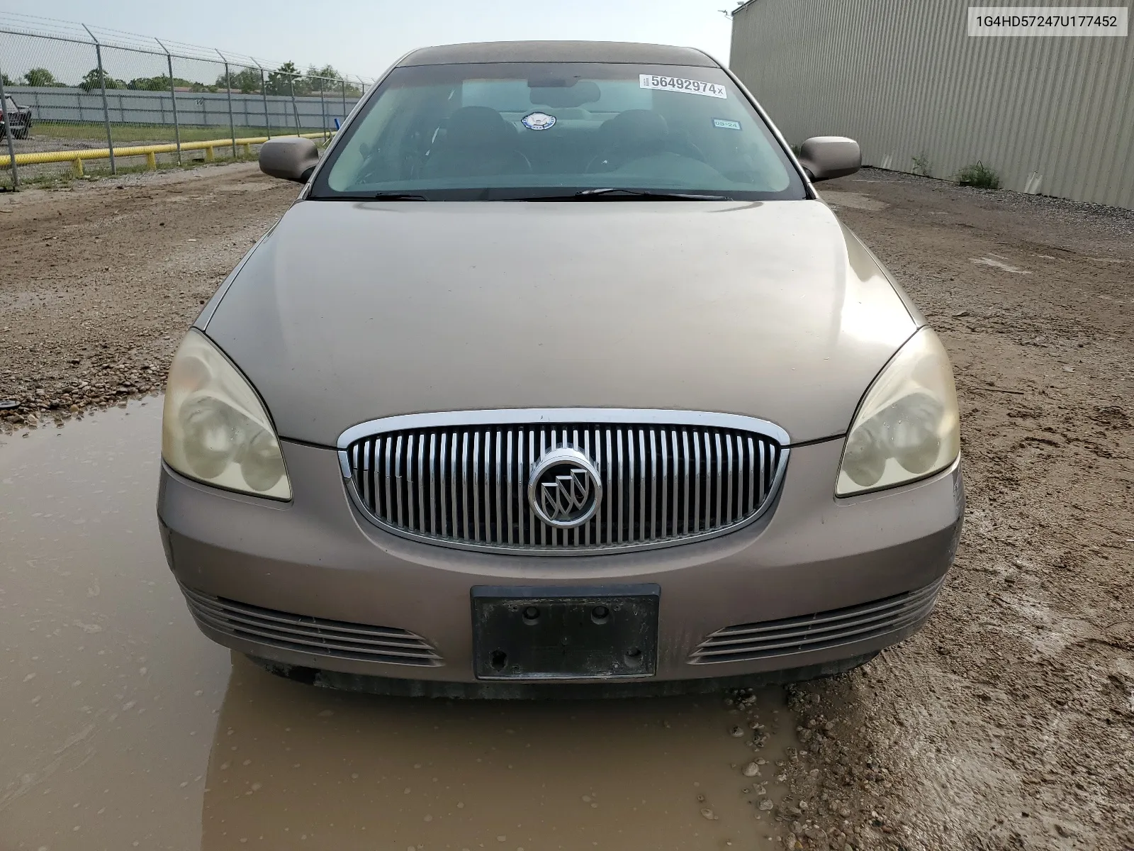 2007 Buick Lucerne Cxl VIN: 1G4HD57247U177452 Lot: 56492974