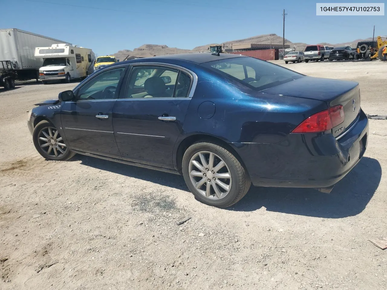 1G4HE57Y47U102753 2007 Buick Lucerne Cxs