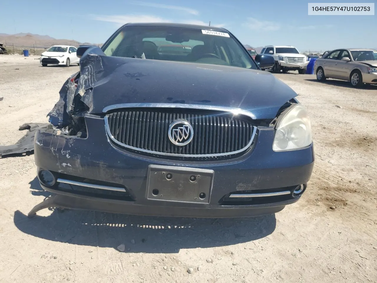 2007 Buick Lucerne Cxs VIN: 1G4HE57Y47U102753 Lot: 56918774