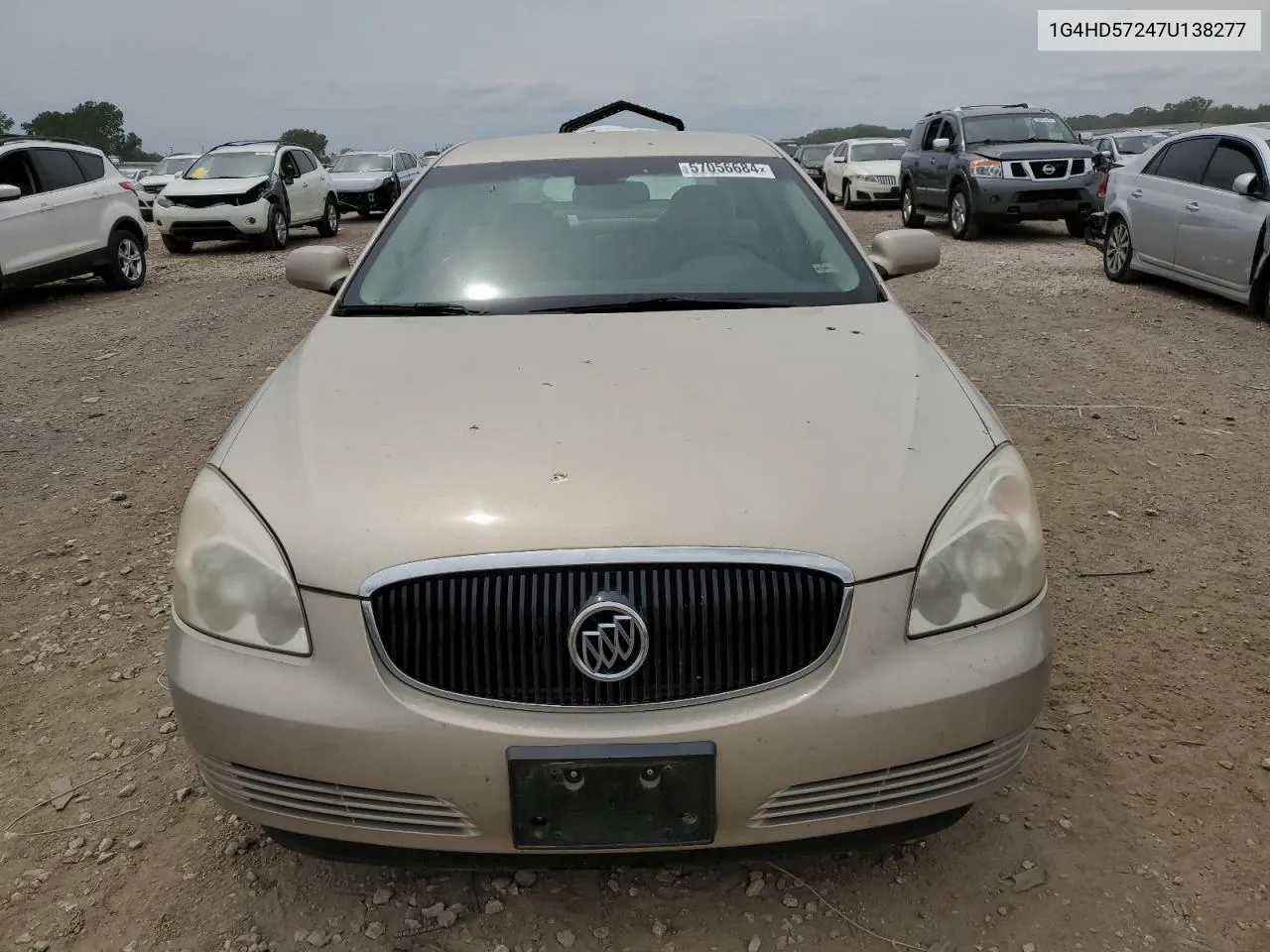 2007 Buick Lucerne Cxl VIN: 1G4HD57247U138277 Lot: 57056684