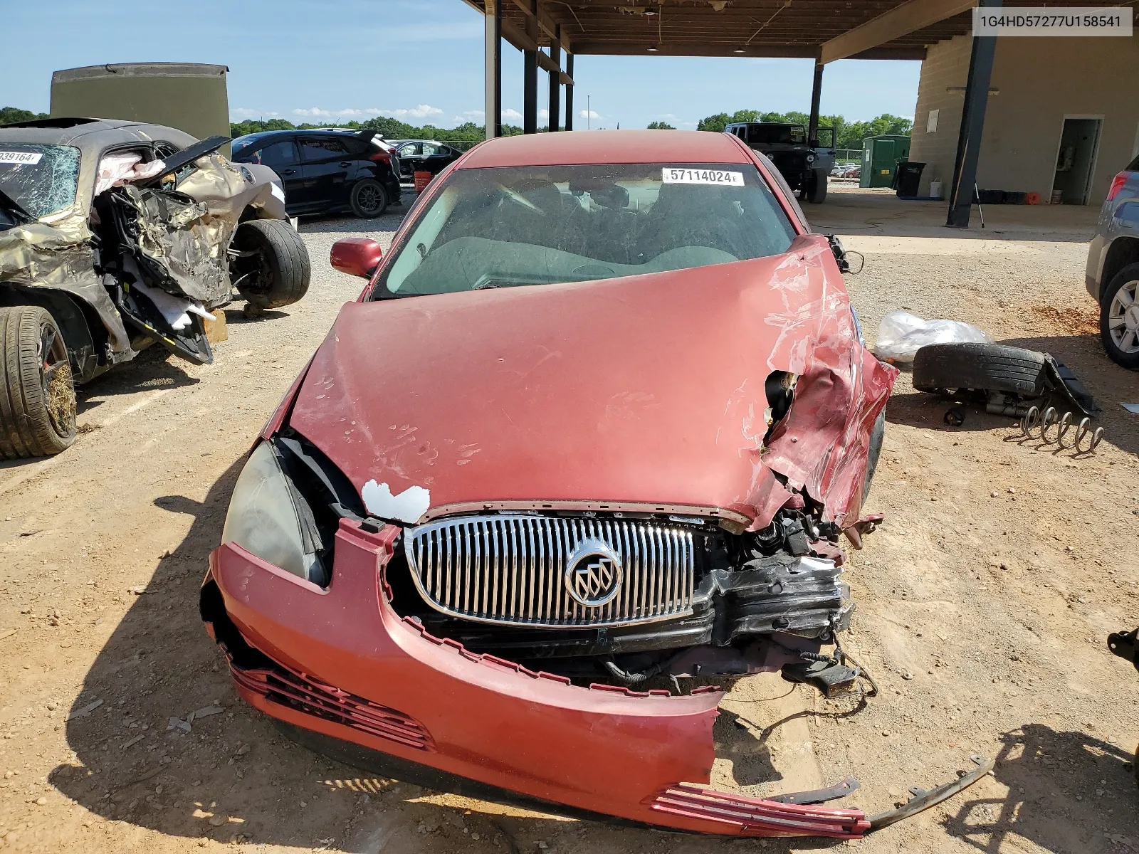 2007 Buick Lucerne Cxl VIN: 1G4HD57277U158541 Lot: 57114024