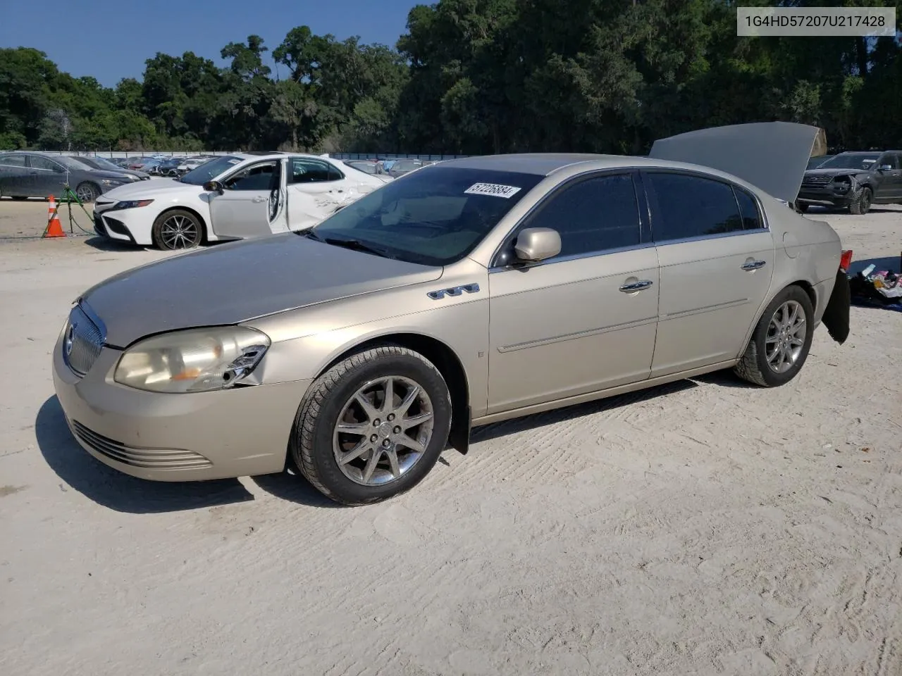 2007 Buick Lucerne Cxl VIN: 1G4HD57207U217428 Lot: 57226884