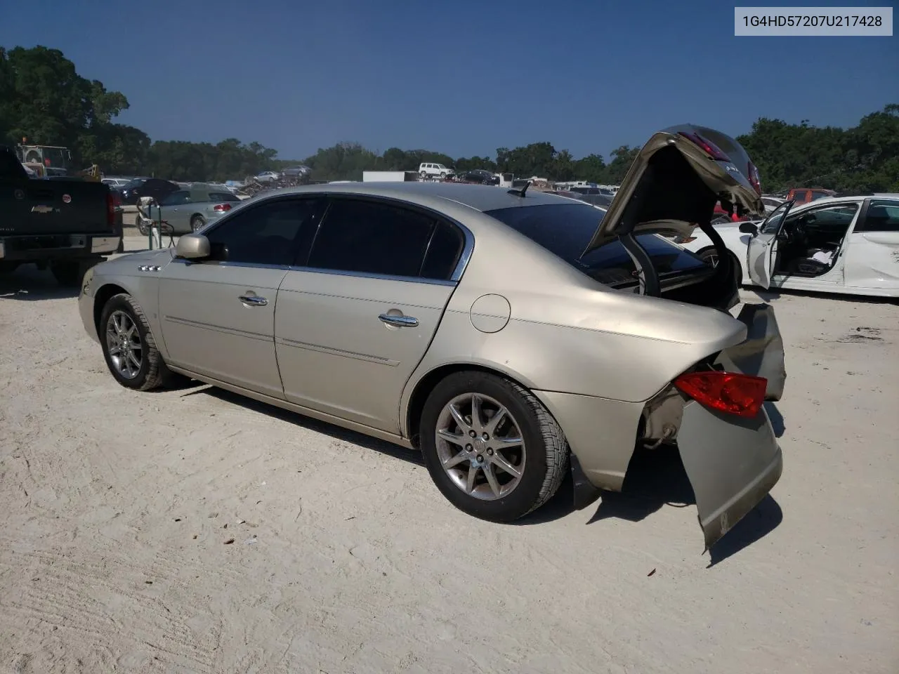 2007 Buick Lucerne Cxl VIN: 1G4HD57207U217428 Lot: 57226884