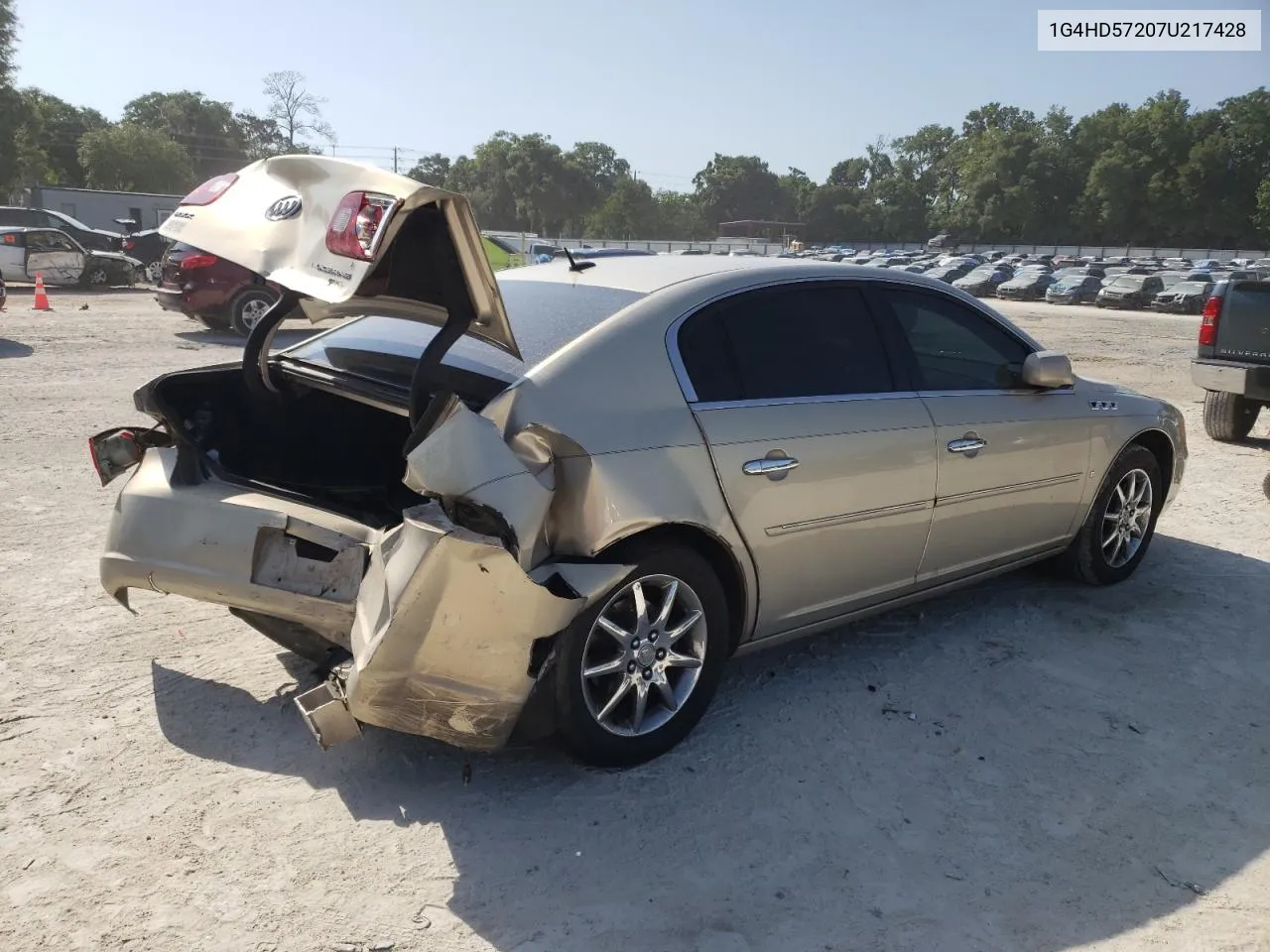 2007 Buick Lucerne Cxl VIN: 1G4HD57207U217428 Lot: 57226884