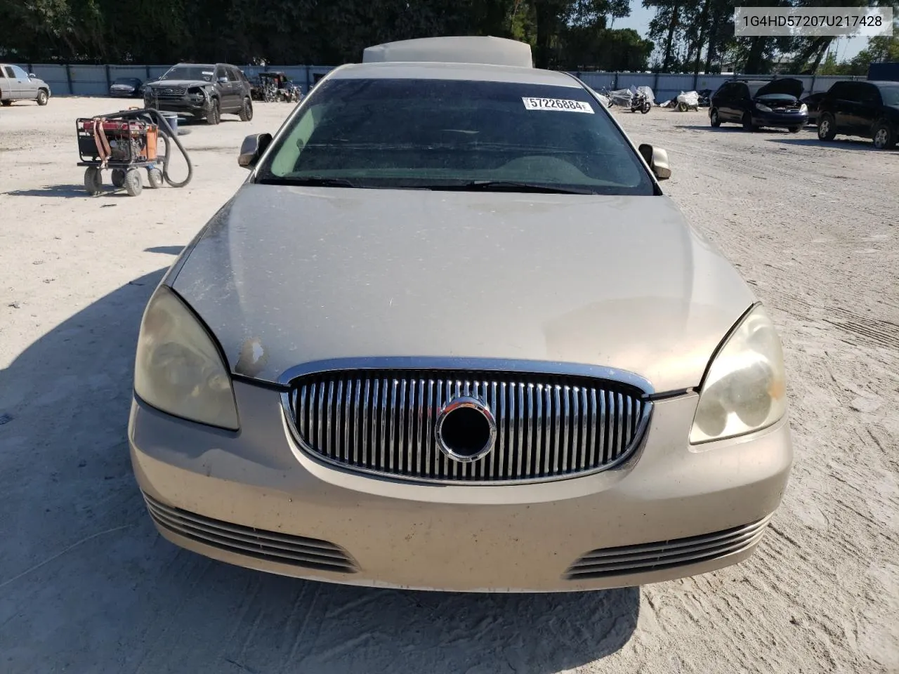 2007 Buick Lucerne Cxl VIN: 1G4HD57207U217428 Lot: 57226884