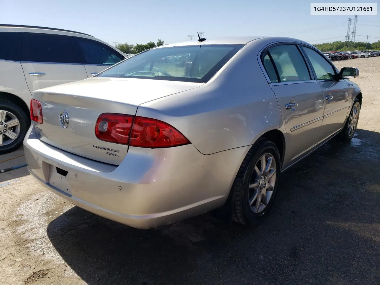 2007 Buick Lucerne Cxl VIN: 1G4HD57237U121681 Lot: 57903404