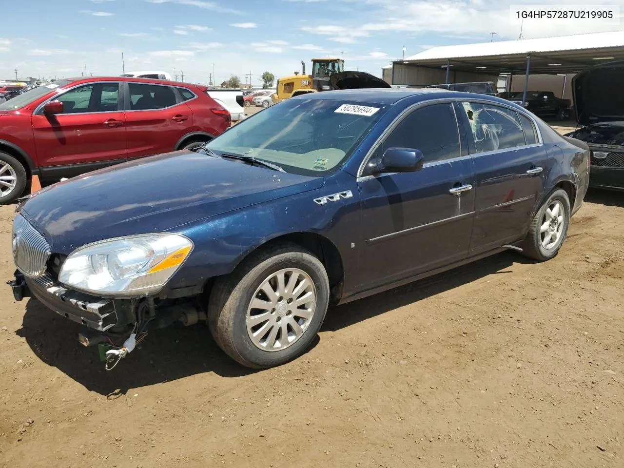 2007 Buick Lucerne Cx VIN: 1G4HP57287U219905 Lot: 58295694