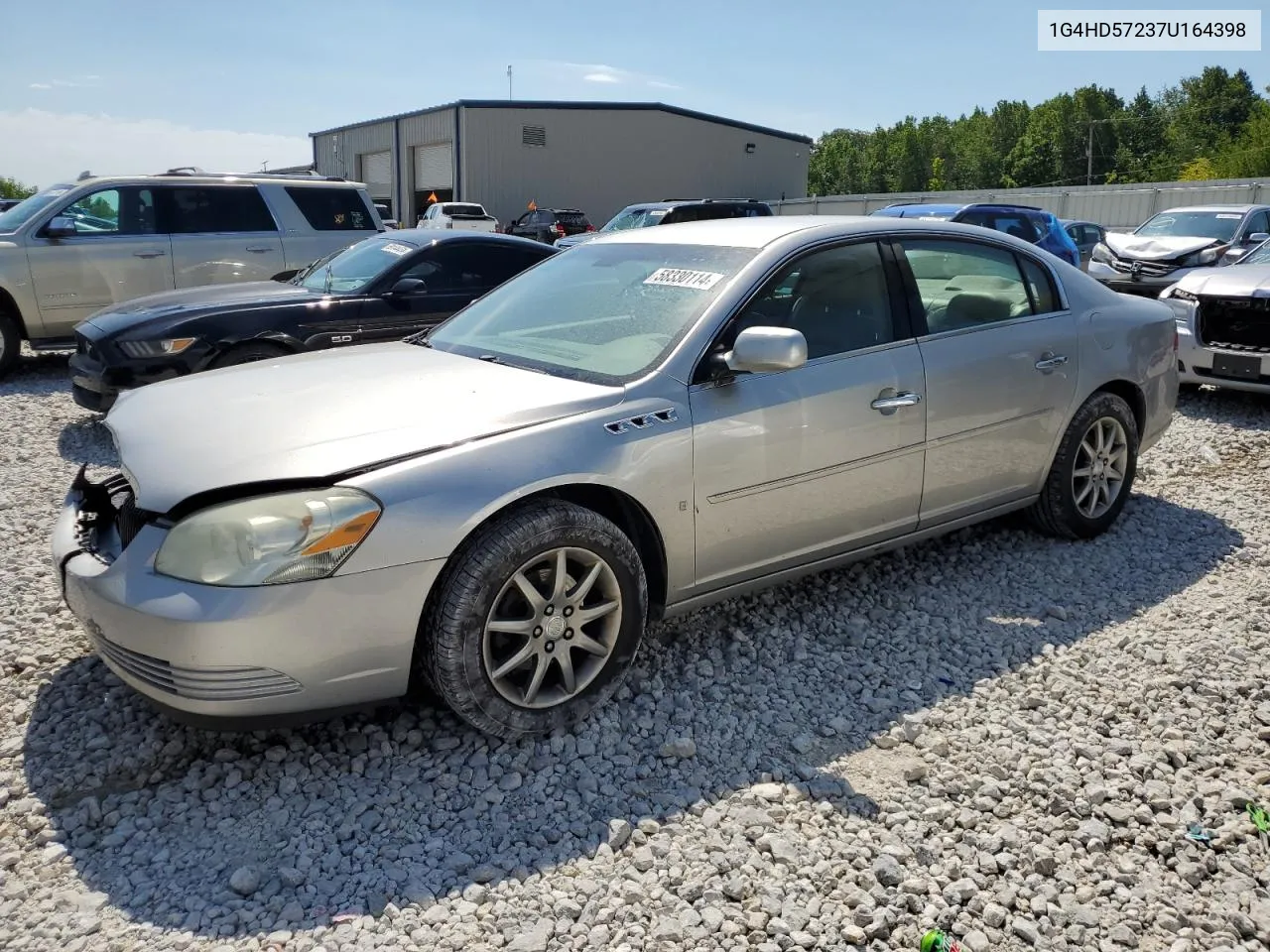 2007 Buick Lucerne Cxl VIN: 1G4HD57237U164398 Lot: 58330114