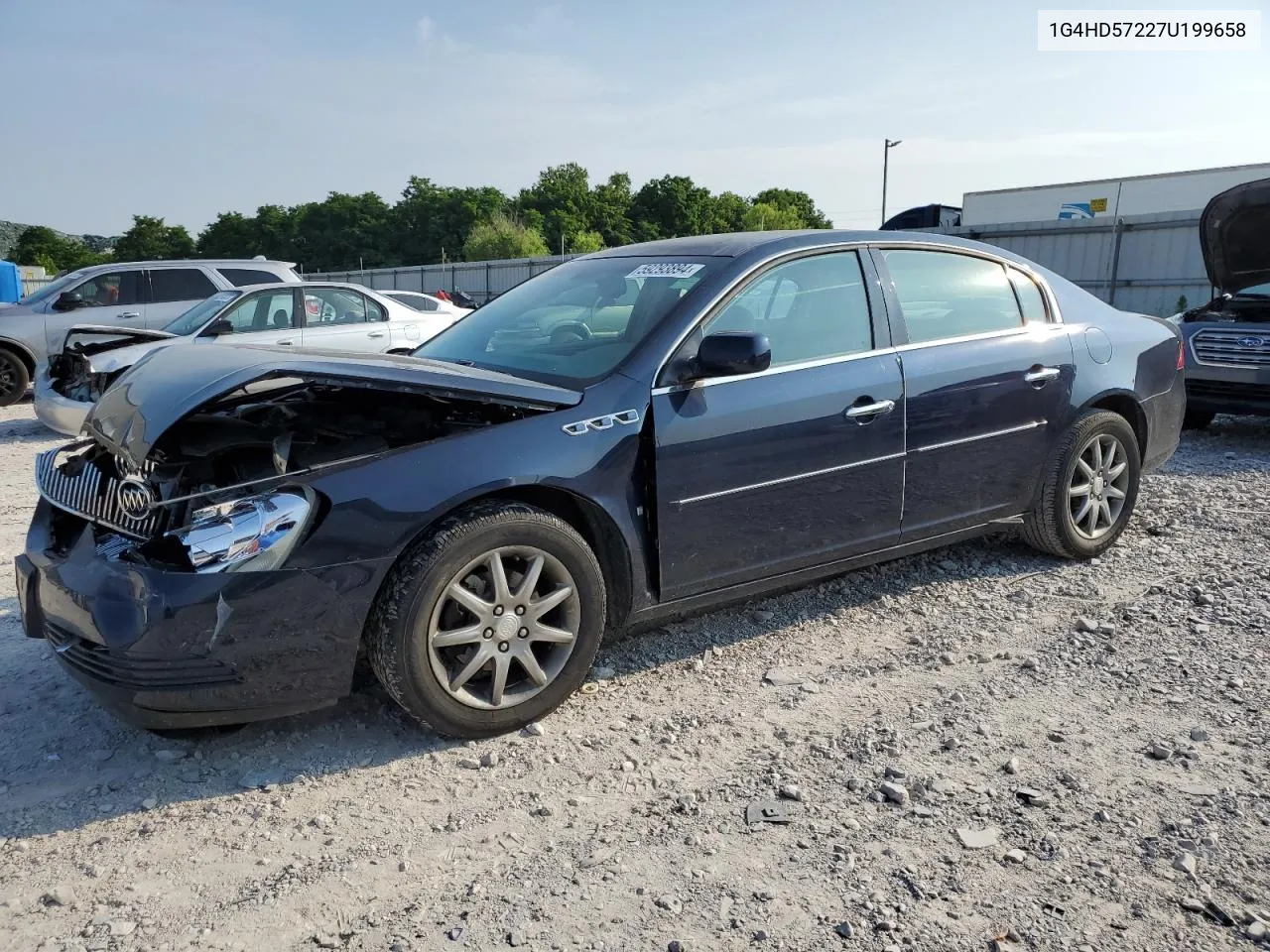 2007 Buick Lucerne Cxl VIN: 1G4HD57227U199658 Lot: 59293894