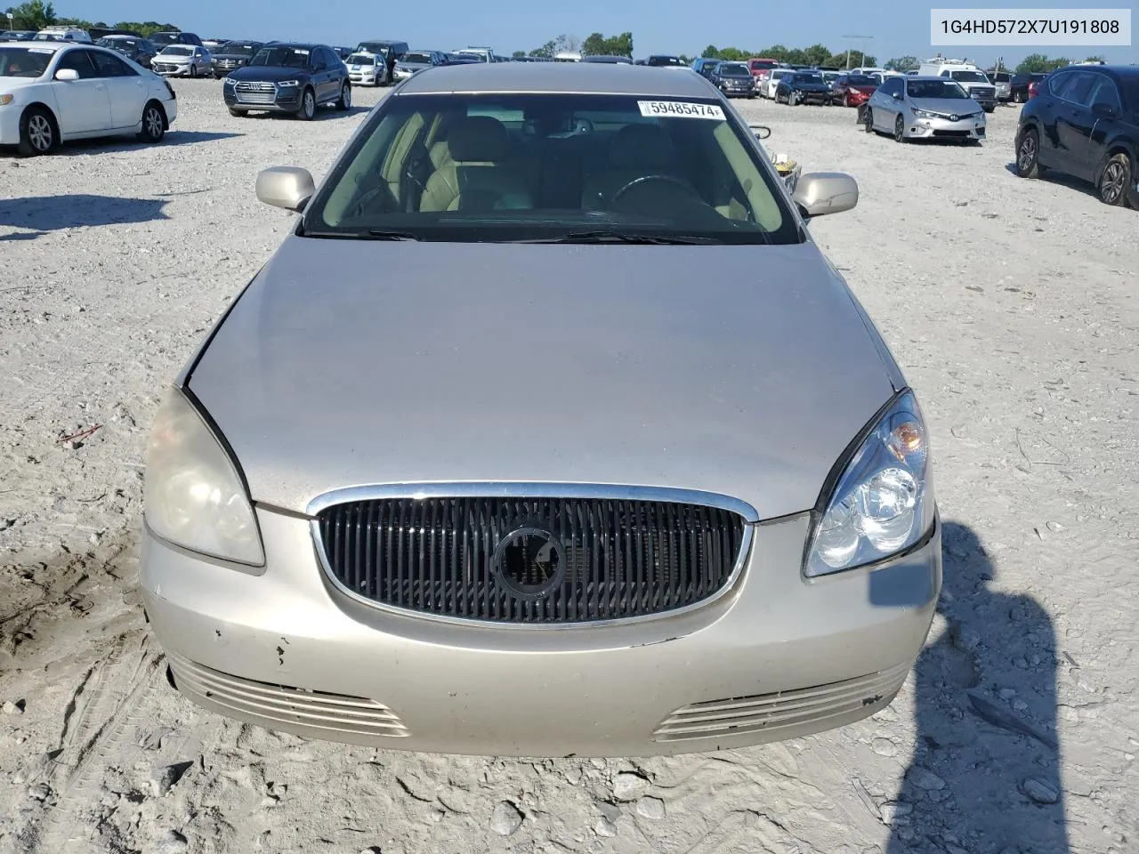 2007 Buick Lucerne Cxl VIN: 1G4HD572X7U191808 Lot: 59485474