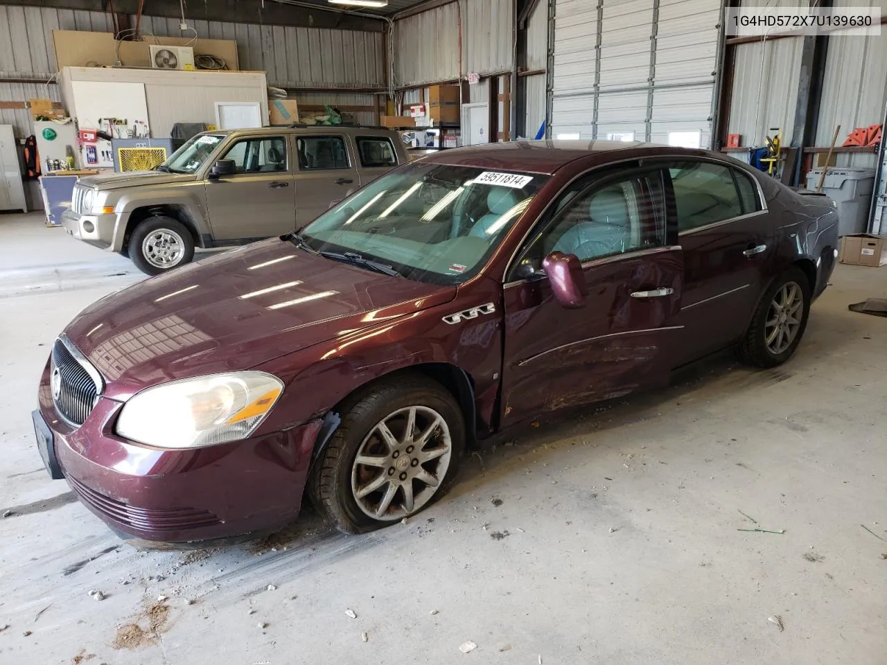 1G4HD572X7U139630 2007 Buick Lucerne Cxl