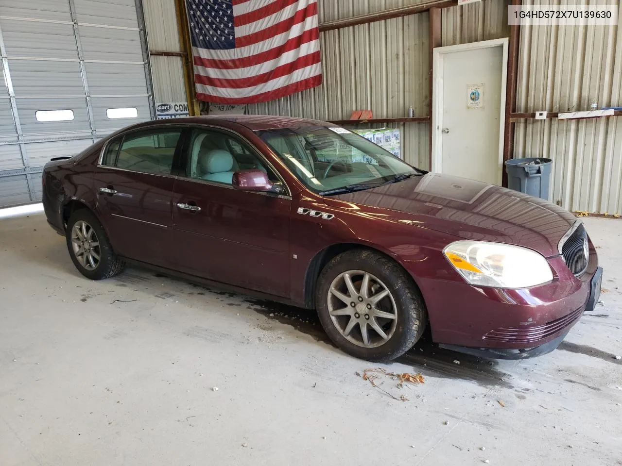 2007 Buick Lucerne Cxl VIN: 1G4HD572X7U139630 Lot: 59511814