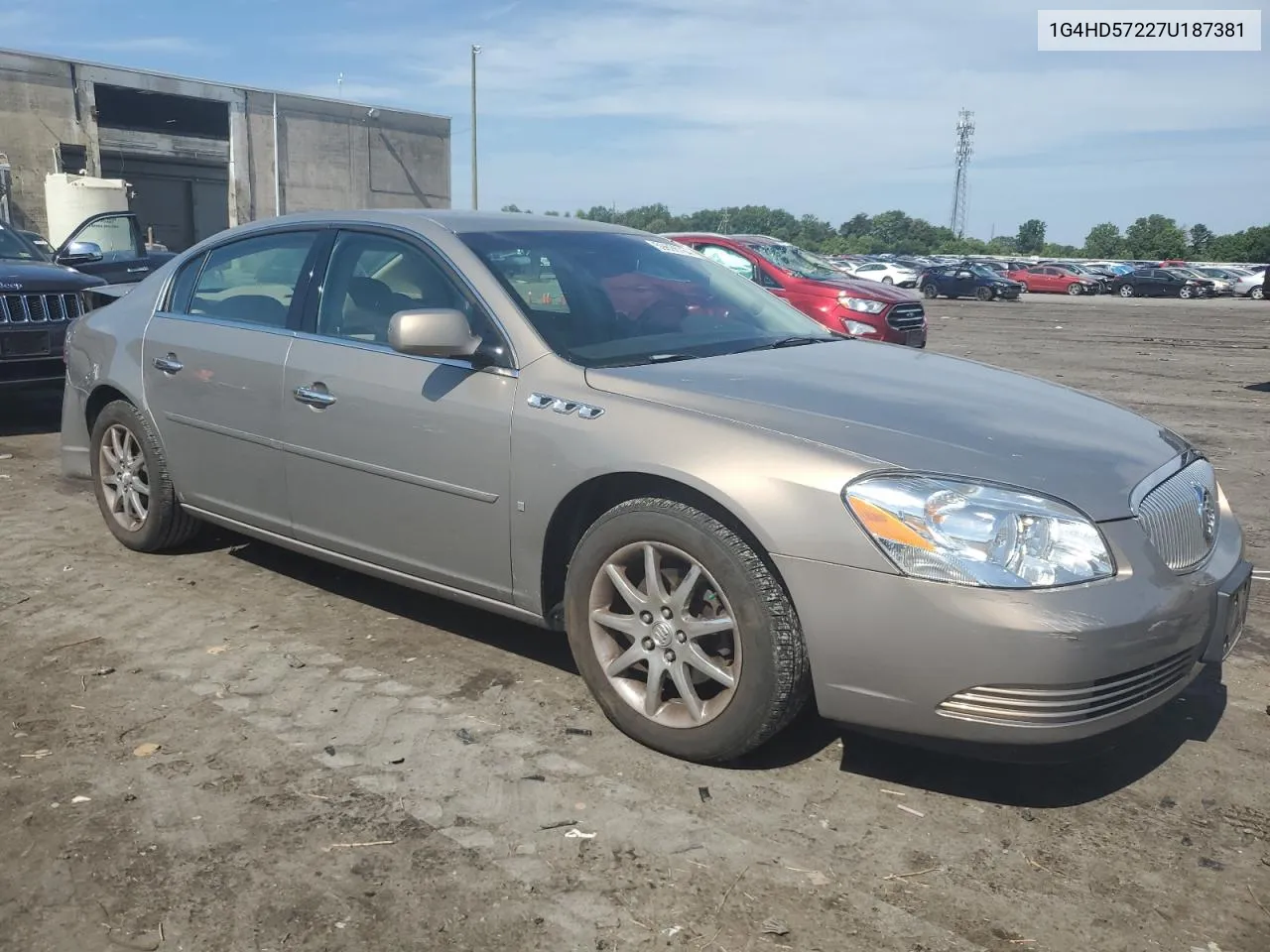 2007 Buick Lucerne Cxl VIN: 1G4HD57227U187381 Lot: 59696764