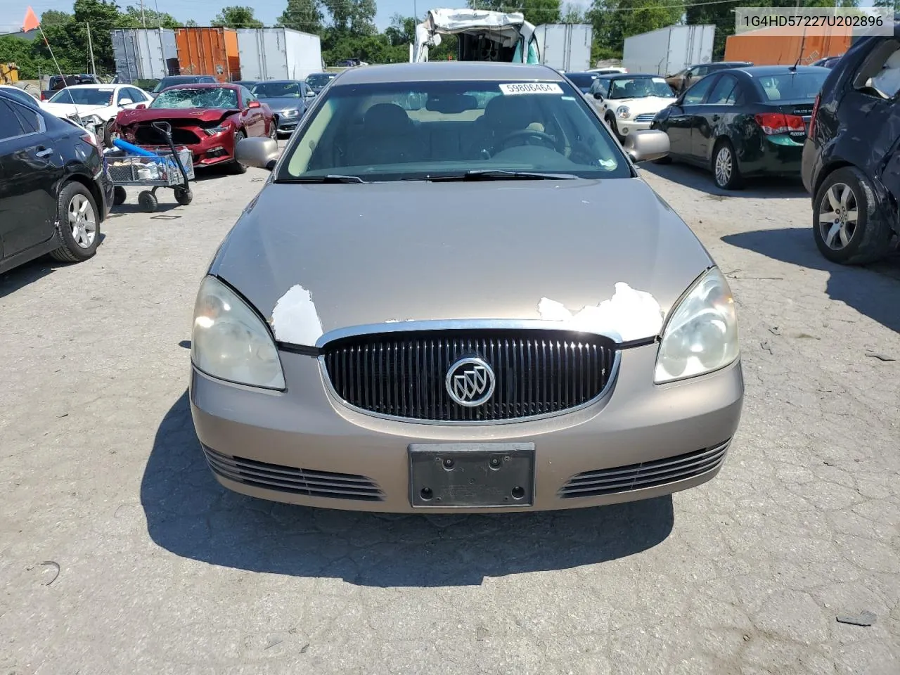 2007 Buick Lucerne Cxl VIN: 1G4HD57227U202896 Lot: 59806464