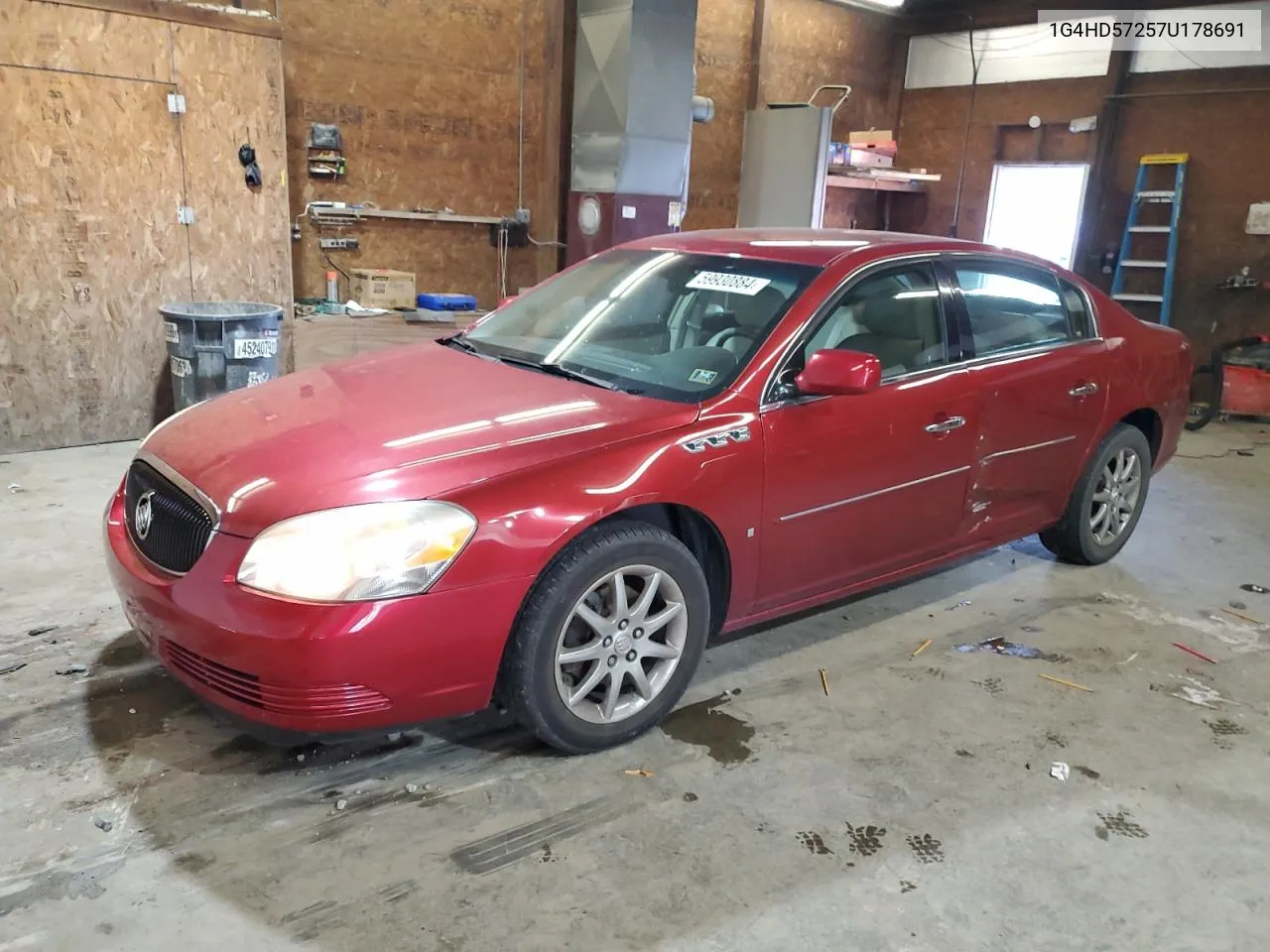 2007 Buick Lucerne Cxl VIN: 1G4HD57257U178691 Lot: 59930884