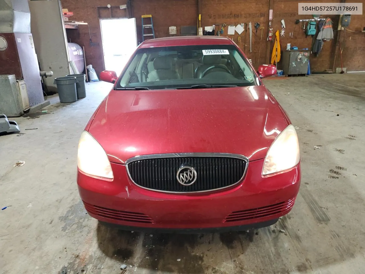 2007 Buick Lucerne Cxl VIN: 1G4HD57257U178691 Lot: 59930884