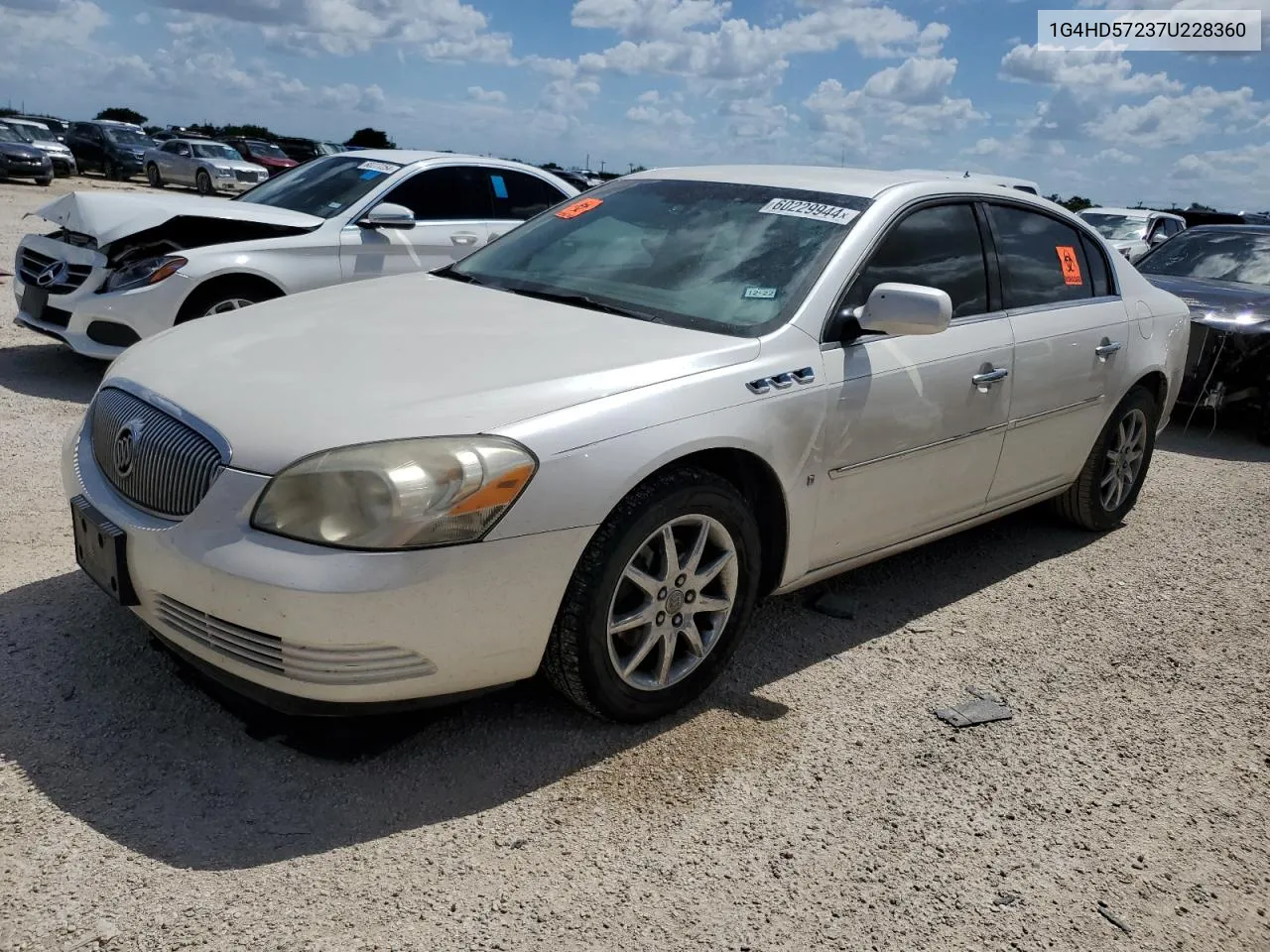 1G4HD57237U228360 2007 Buick Lucerne Cxl