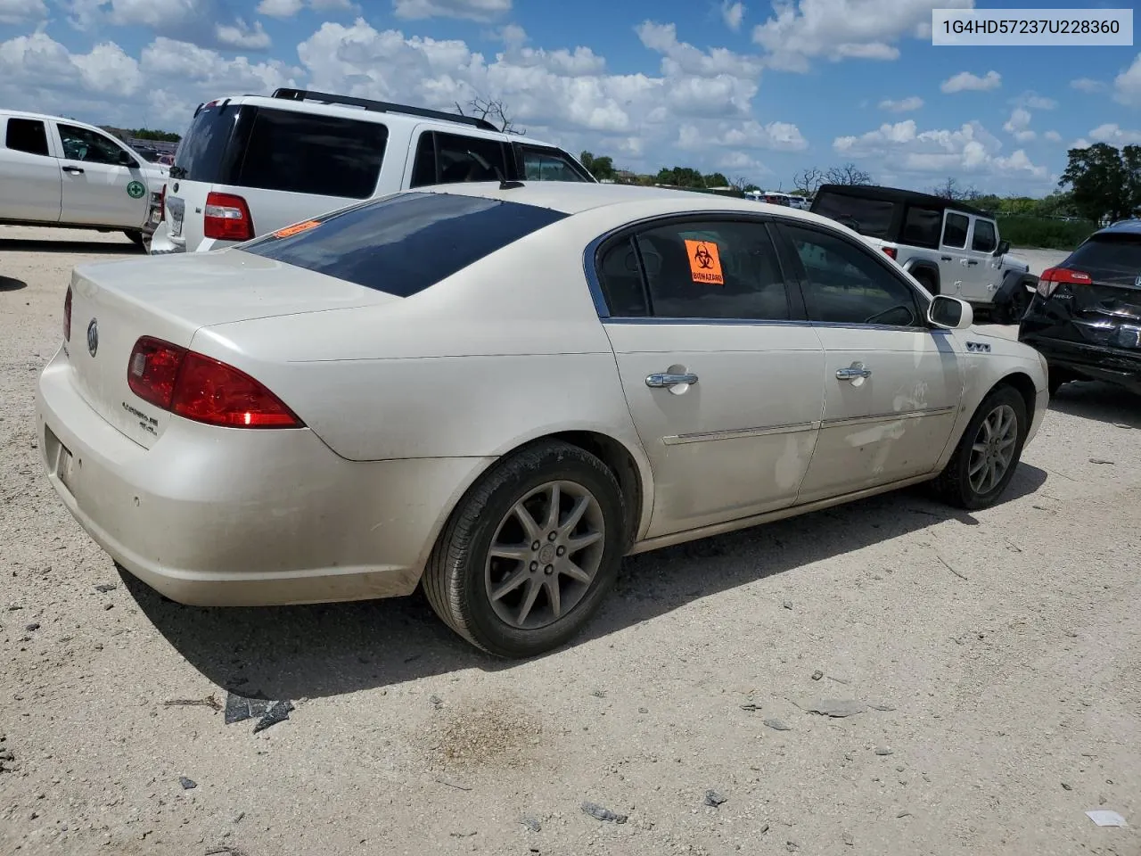 2007 Buick Lucerne Cxl VIN: 1G4HD57237U228360 Lot: 60229944