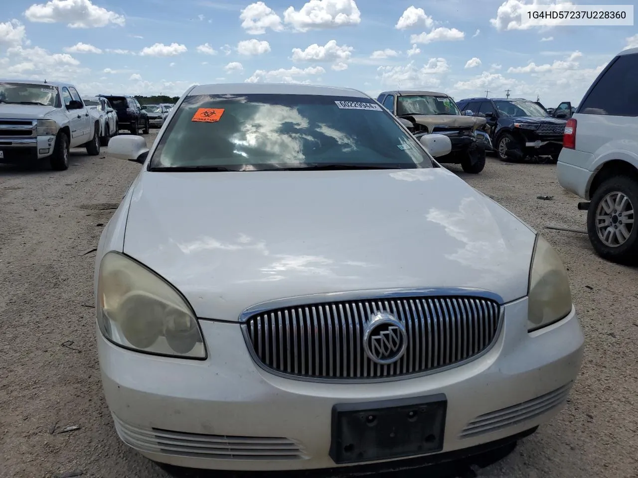 2007 Buick Lucerne Cxl VIN: 1G4HD57237U228360 Lot: 60229944