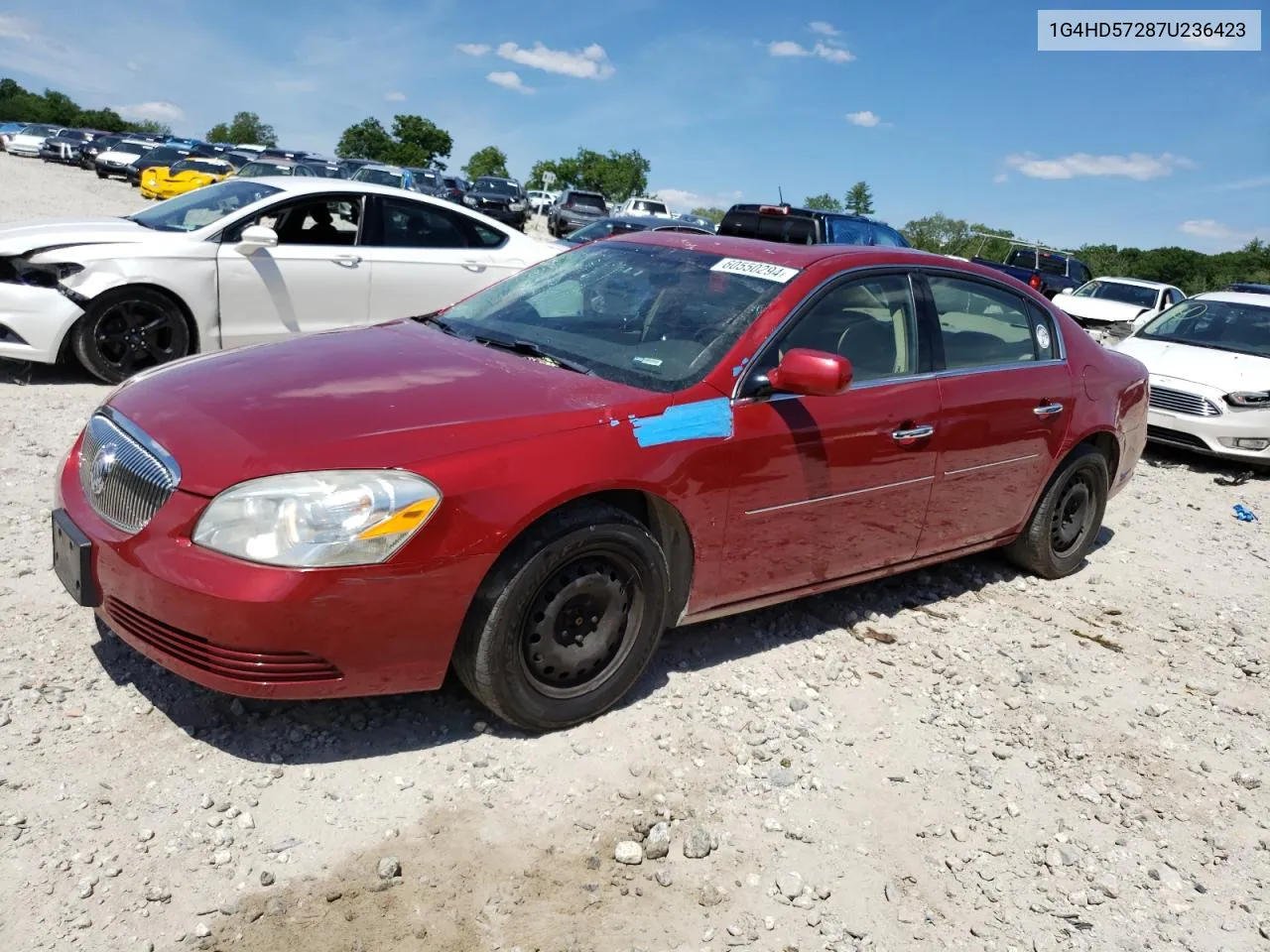 1G4HD57287U236423 2007 Buick Lucerne Cxl