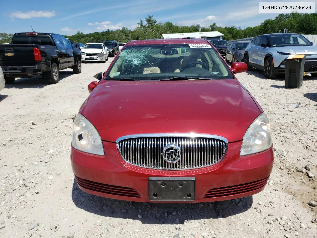 2007 Buick Lucerne Cxl VIN: 1G4HD57287U236423 Lot: 60550294