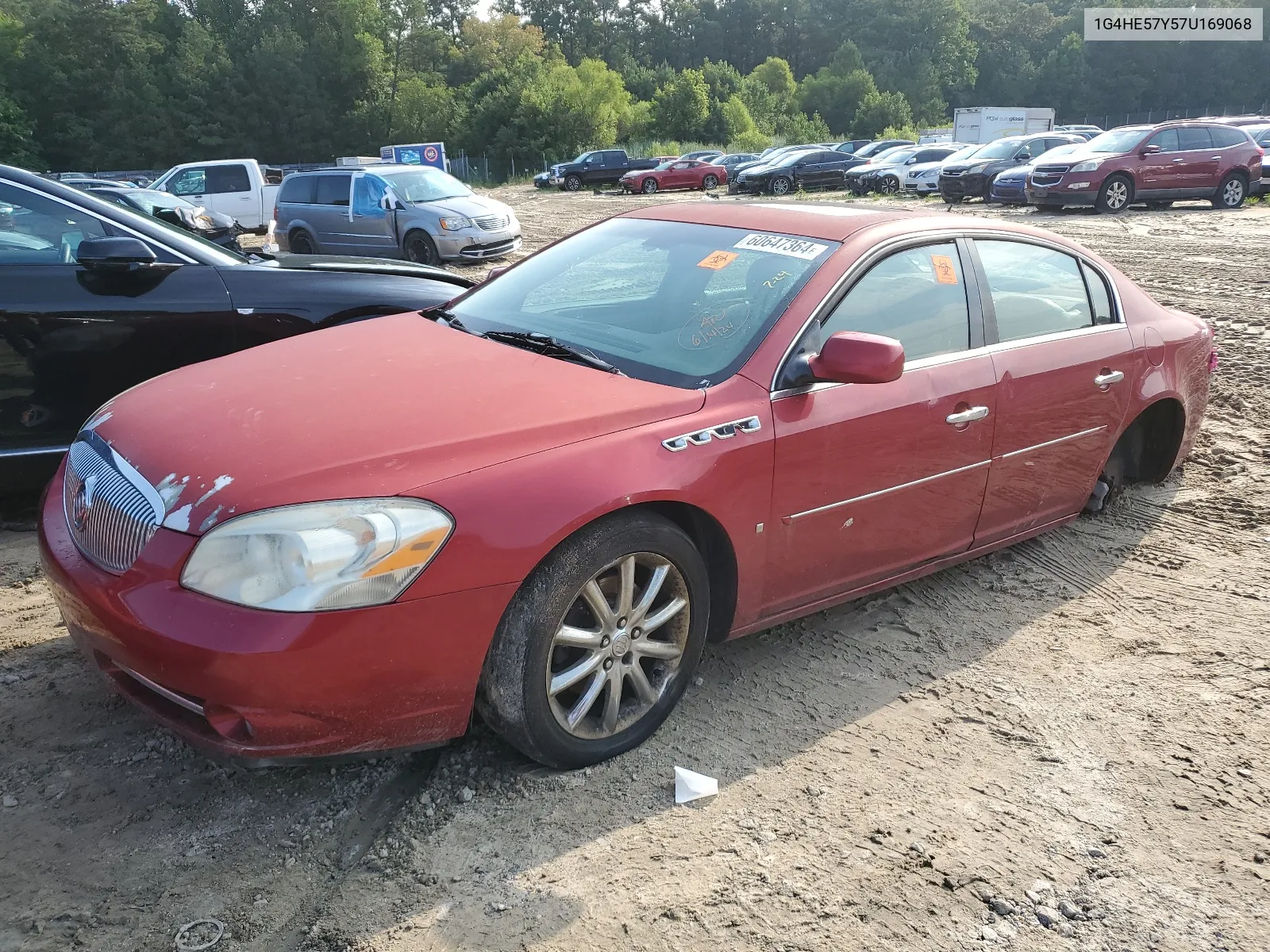 1G4HE57Y57U169068 2007 Buick Lucerne Cxs