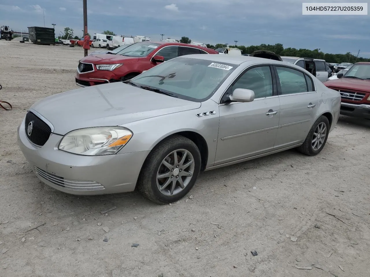 2007 Buick Lucerne Cxl VIN: 1G4HD57227U205359 Lot: 60833084