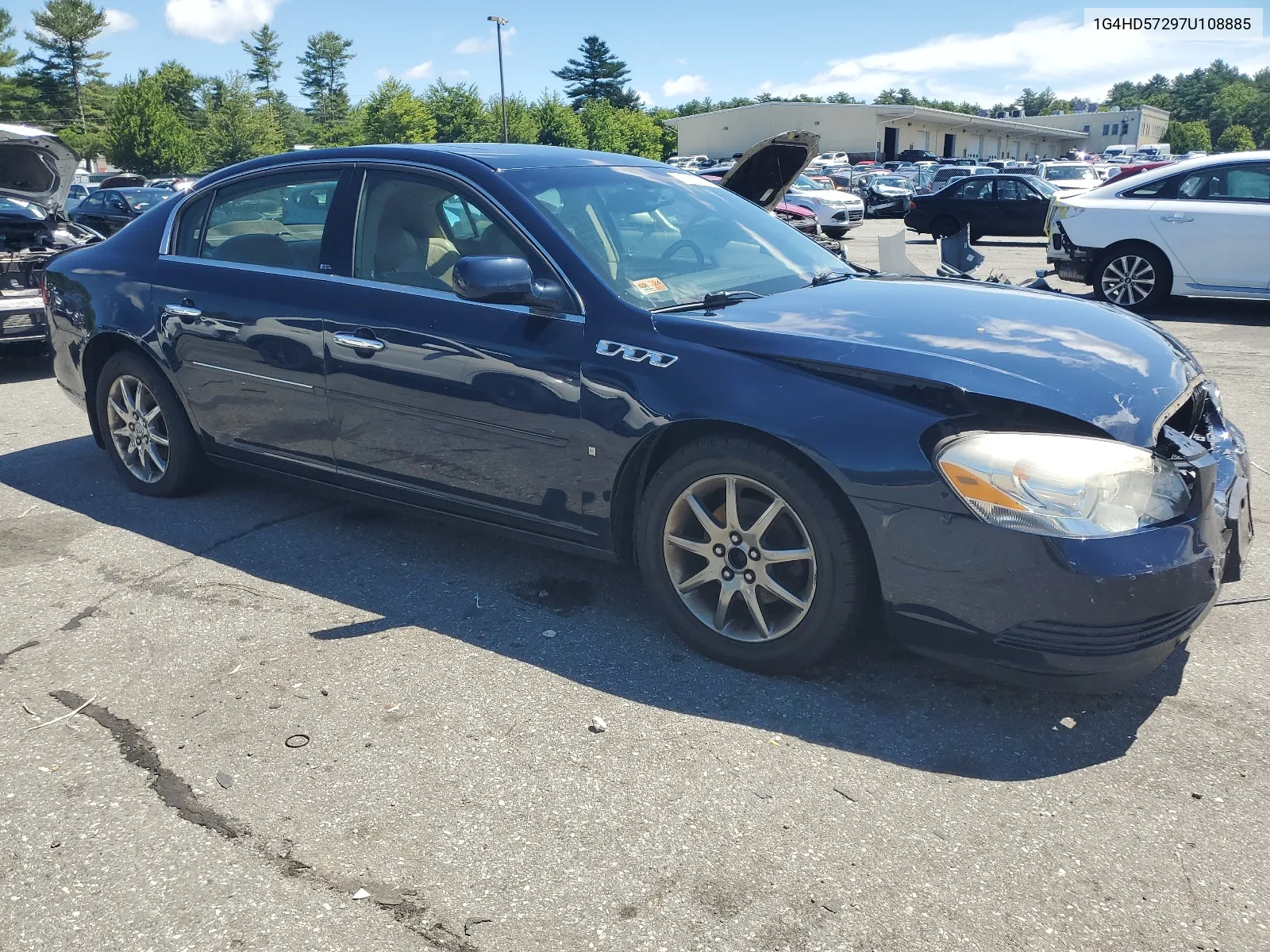 2007 Buick Lucerne Cxl VIN: 1G4HD57297U108885 Lot: 60930554