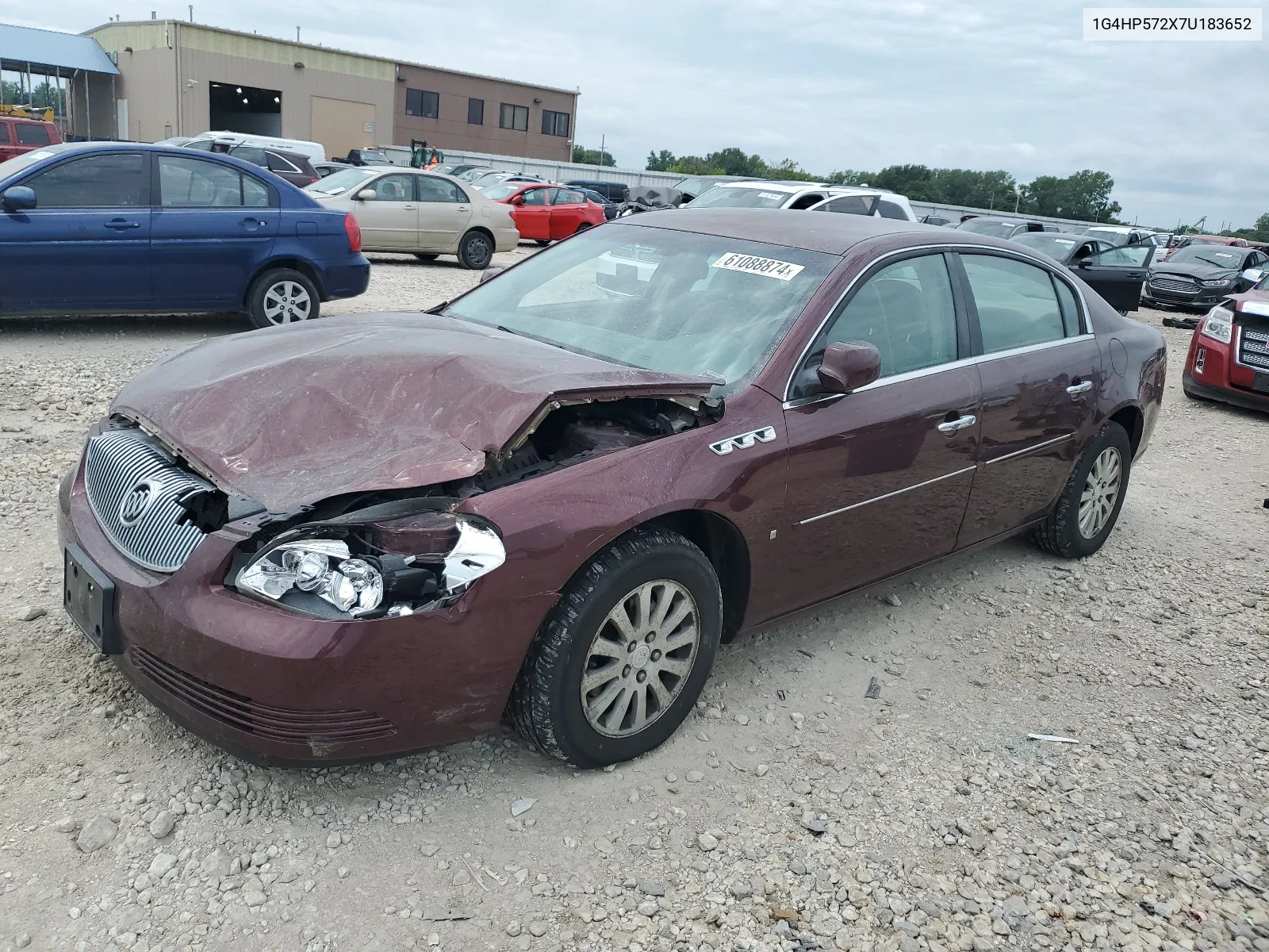 2007 Buick Lucerne Cx VIN: 1G4HP572X7U183652 Lot: 61088874