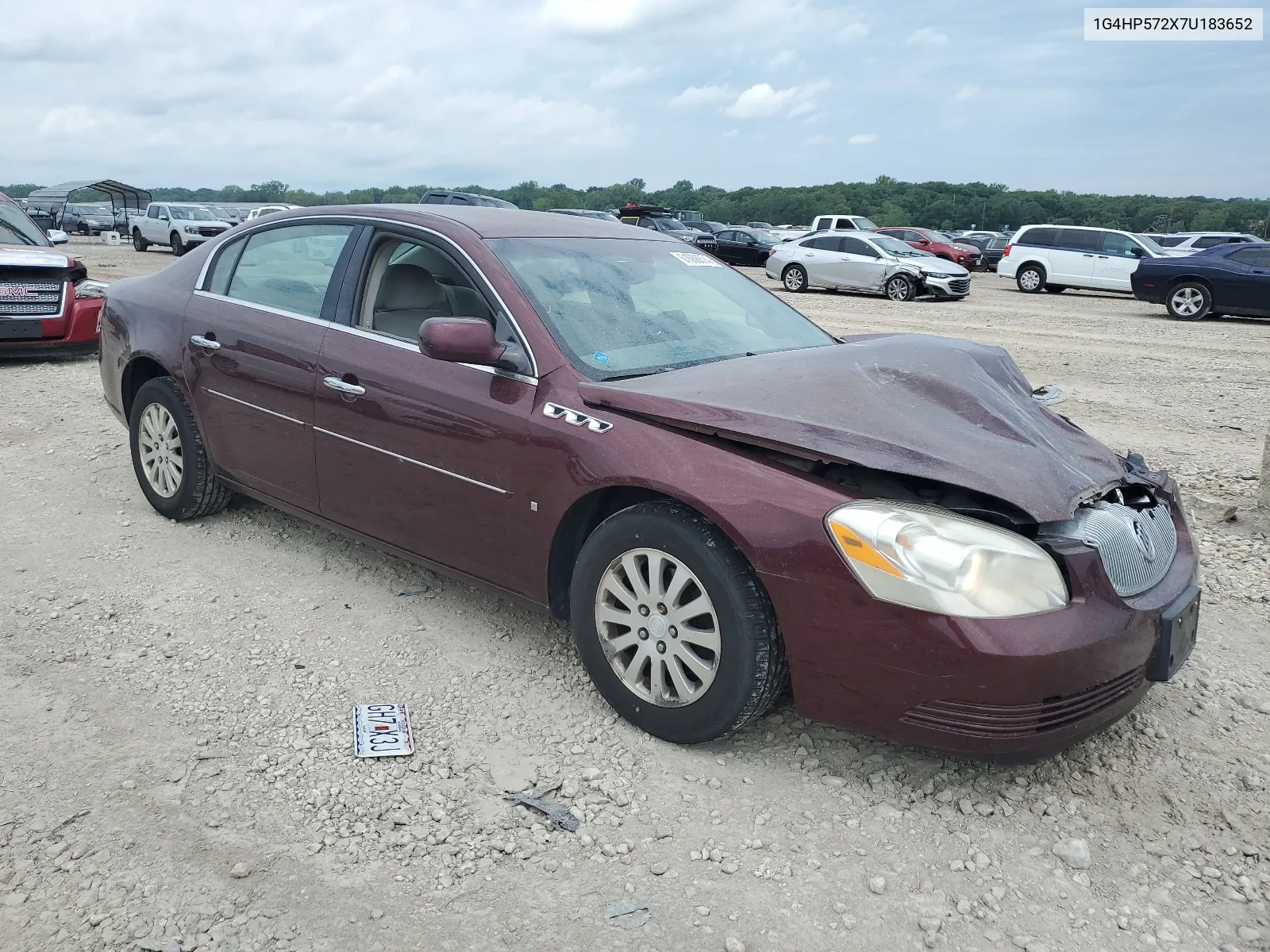 2007 Buick Lucerne Cx VIN: 1G4HP572X7U183652 Lot: 61088874