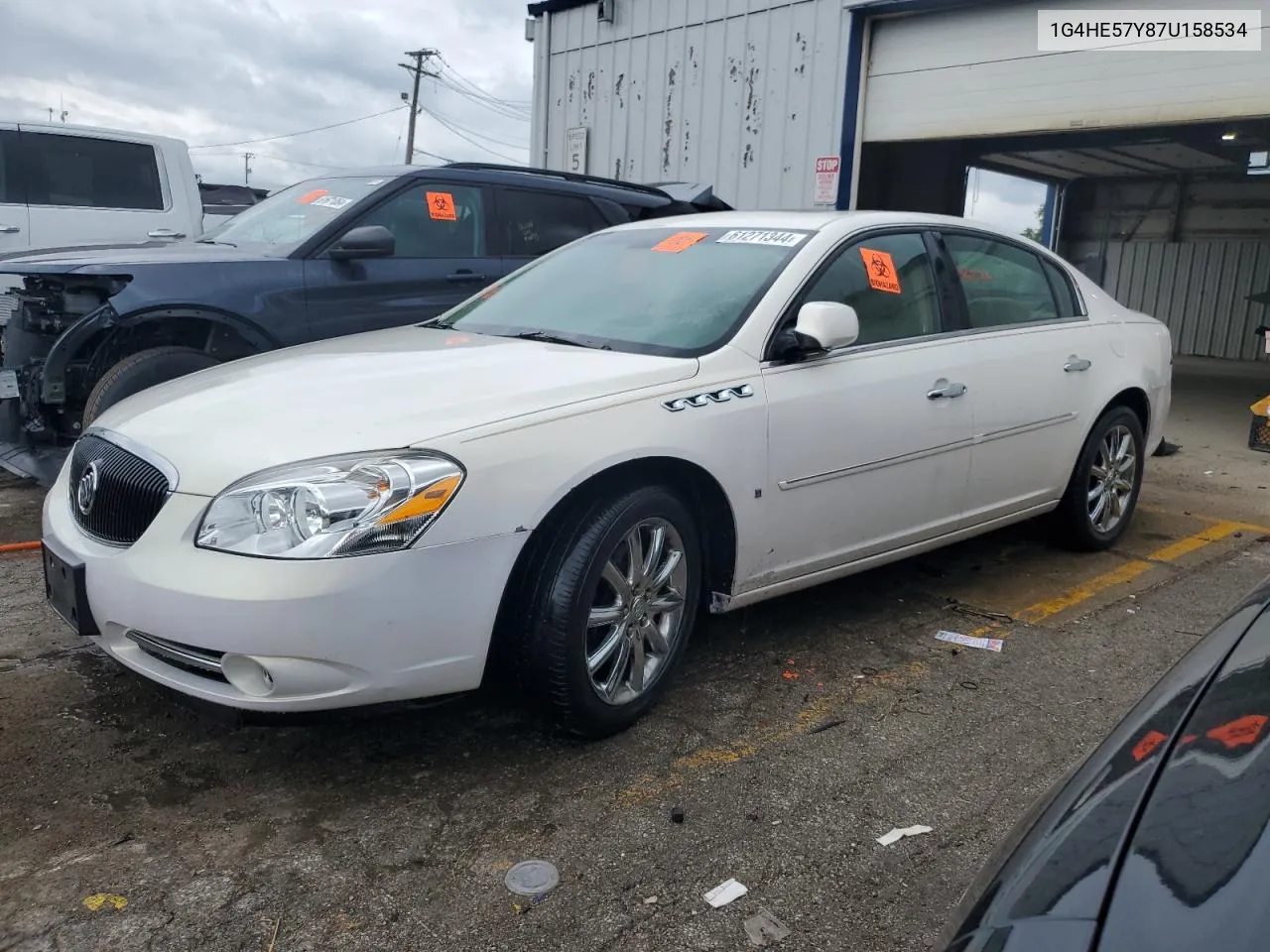 1G4HE57Y87U158534 2007 Buick Lucerne Cxs