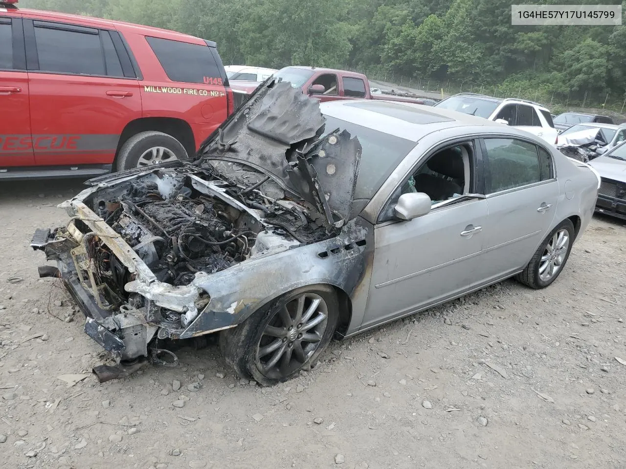 1G4HE57Y17U145799 2007 Buick Lucerne Cxs