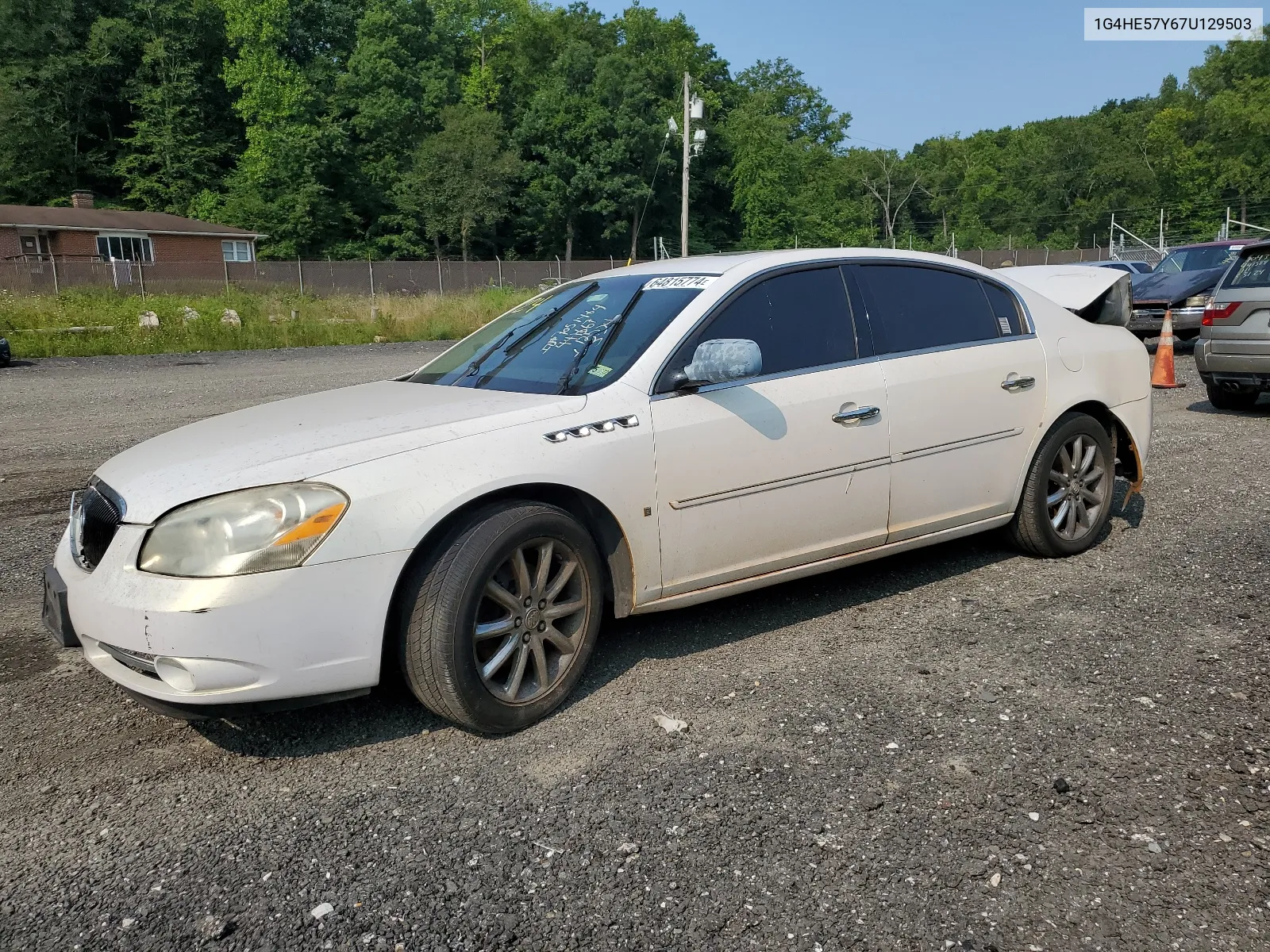 1G4HE57Y67U129503 2007 Buick Lucerne Cxs