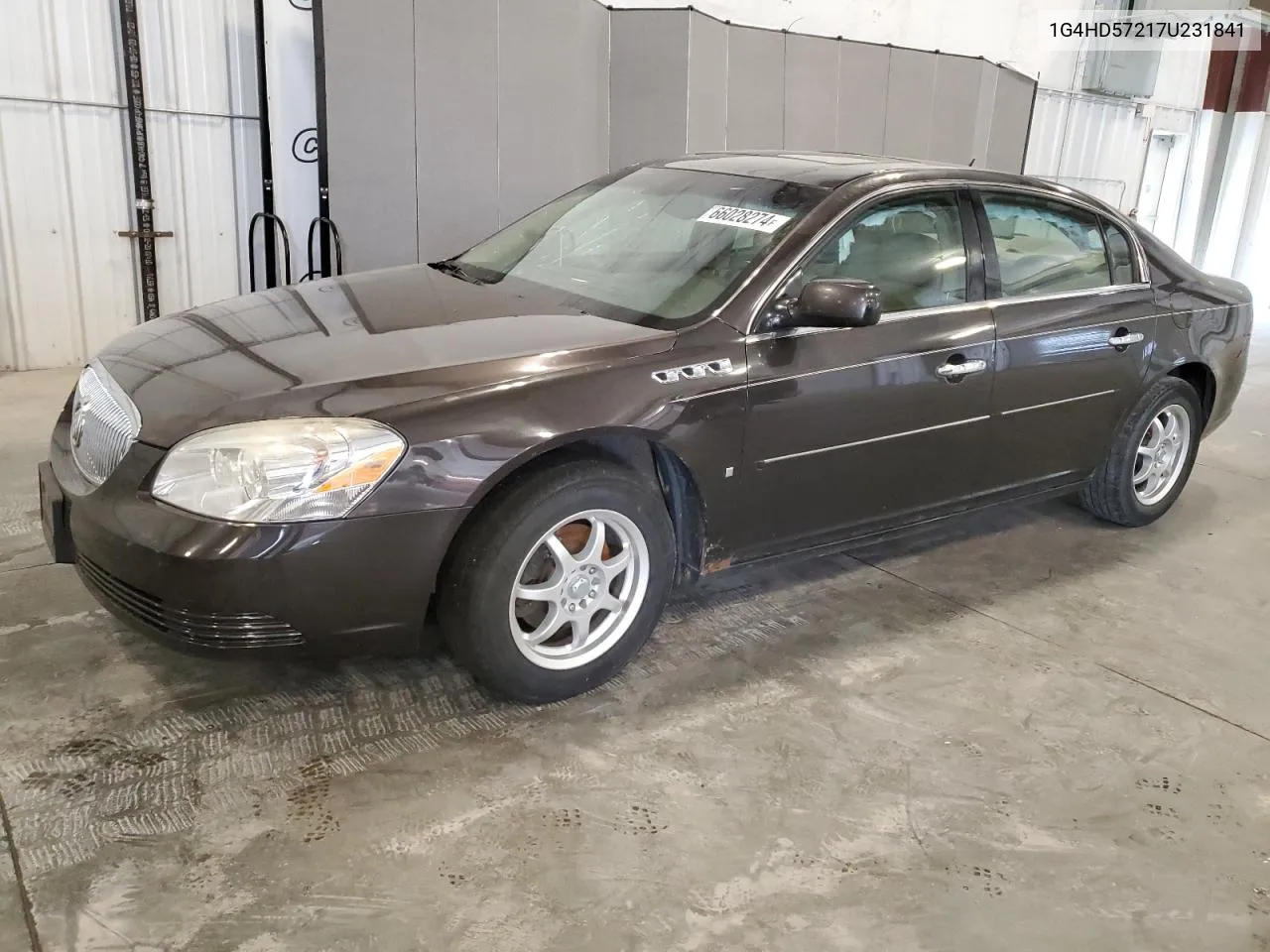 2007 Buick Lucerne Cxl VIN: 1G4HD57217U231841 Lot: 66028274