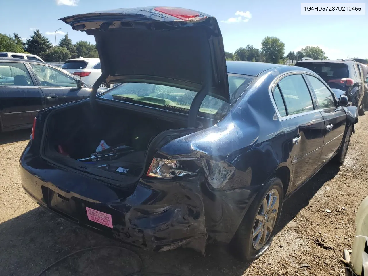 2007 Buick Lucerne Cxl VIN: 1G4HD57237U210456 Lot: 66528794