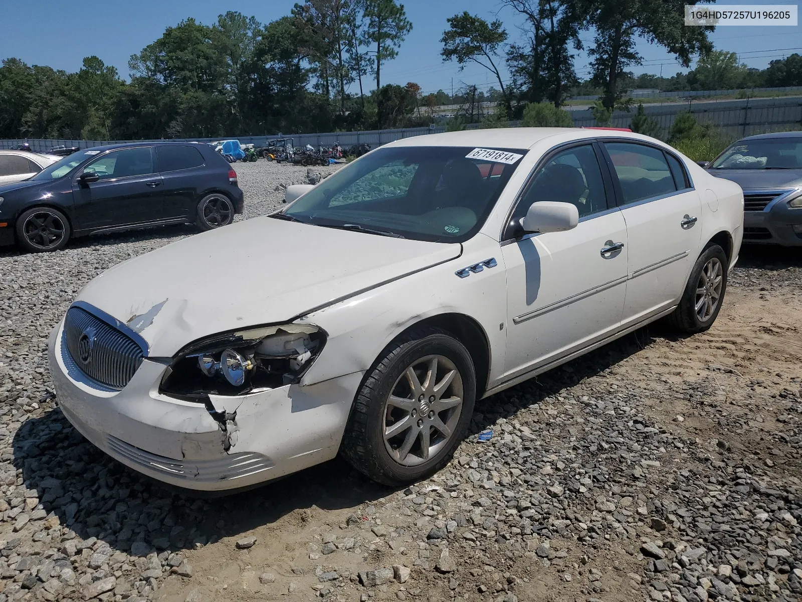 1G4HD57257U196205 2007 Buick Lucerne Cxl