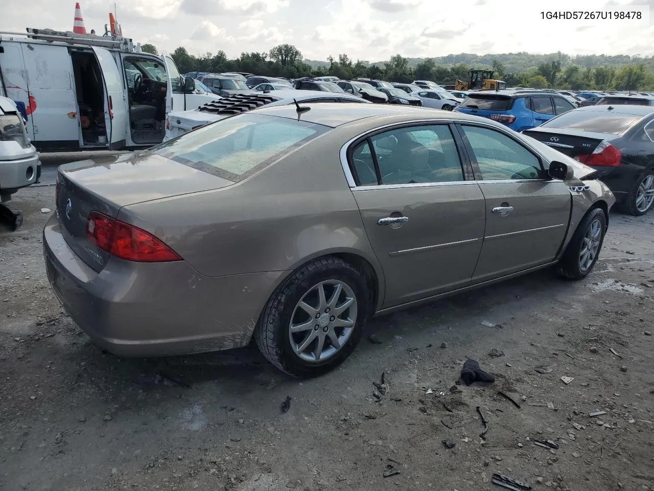 2007 Buick Lucerne Cxl VIN: 1G4HD57267U198478 Lot: 67844944