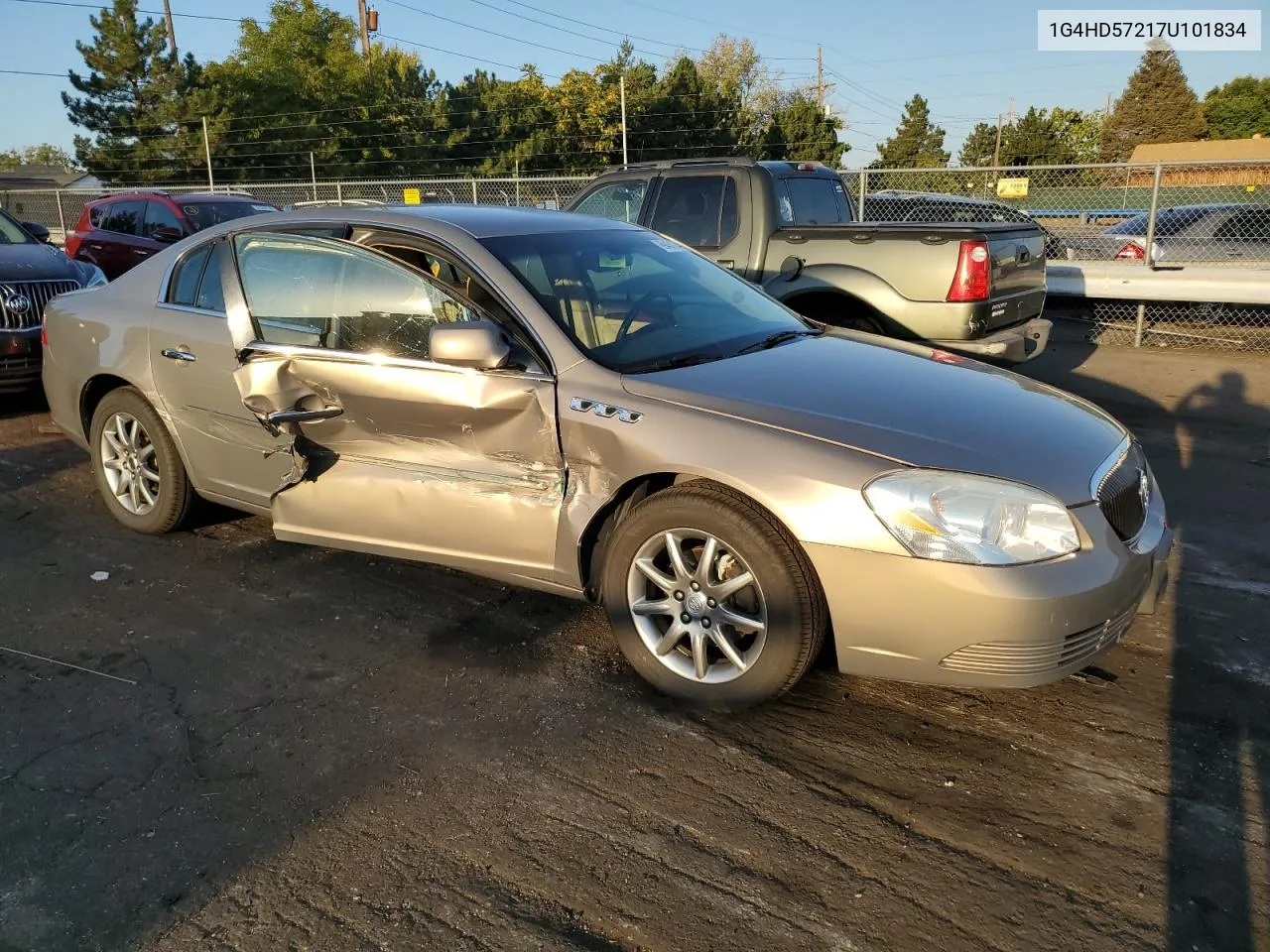 2007 Buick Lucerne Cxl VIN: 1G4HD57217U101834 Lot: 69451634