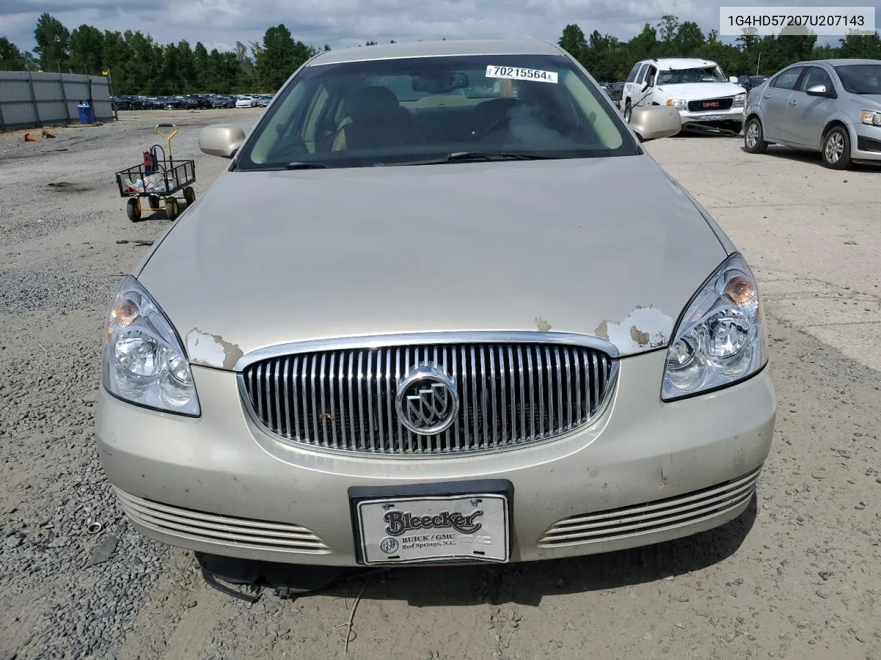 2007 Buick Lucerne Cxl VIN: 1G4HD57207U207143 Lot: 70215564