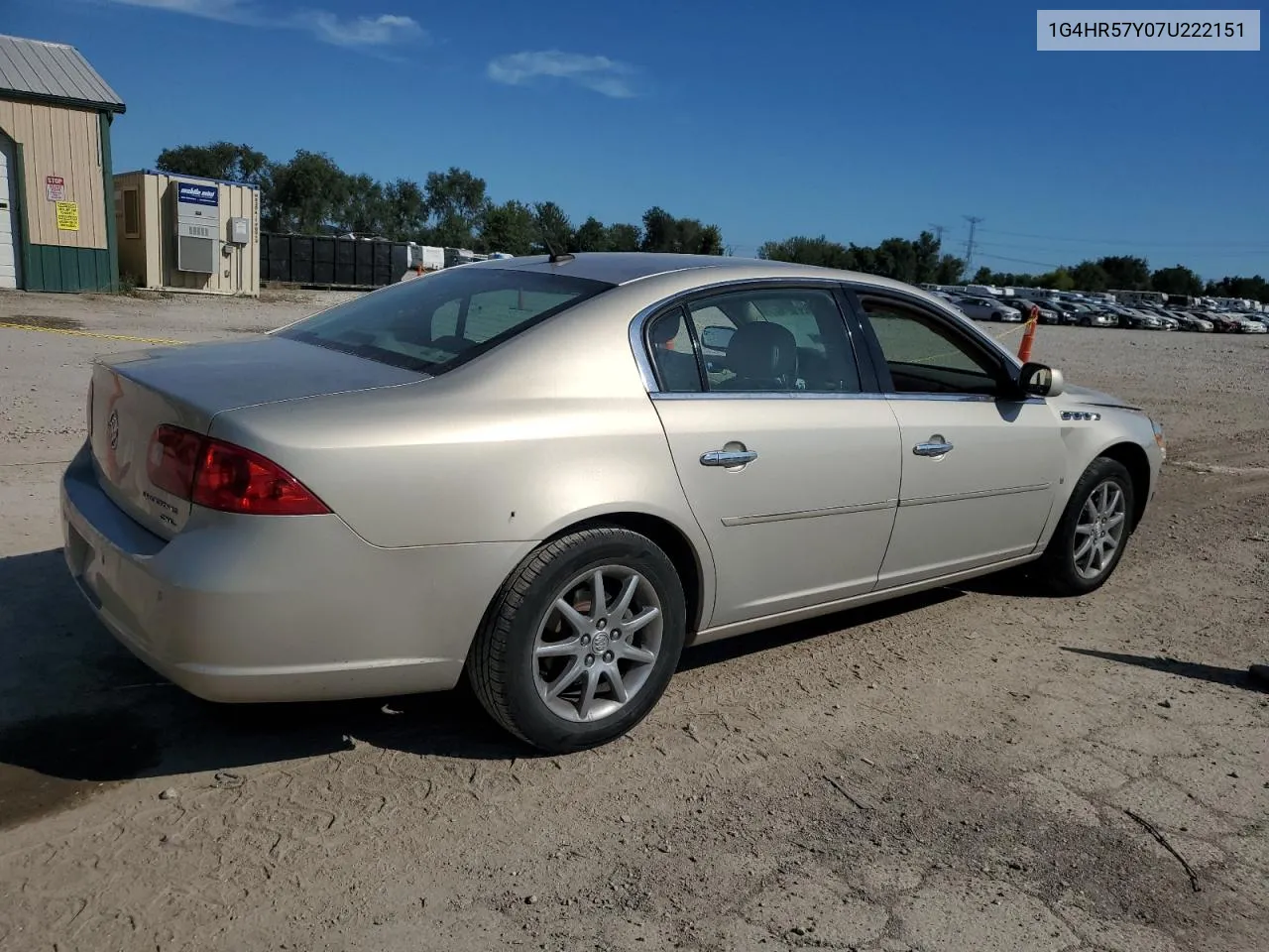 2007 Buick Lucerne Cxl VIN: 1G4HR57Y07U222151 Lot: 70391394