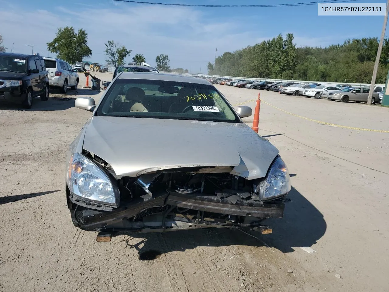 2007 Buick Lucerne Cxl VIN: 1G4HR57Y07U222151 Lot: 70391394