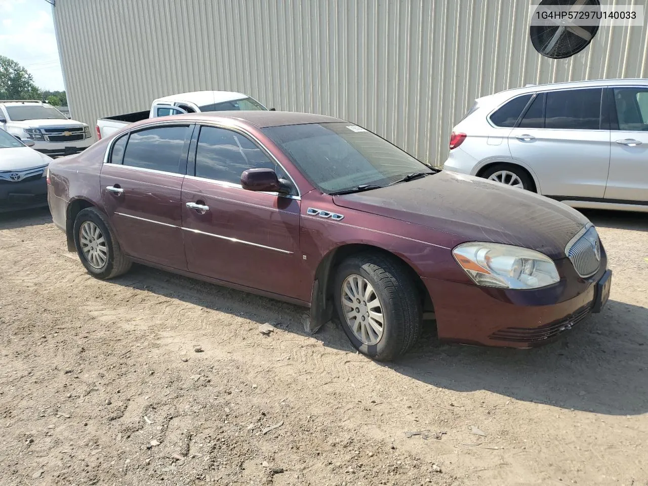 2007 Buick Lucerne Cx VIN: 1G4HP57297U140033 Lot: 71951944