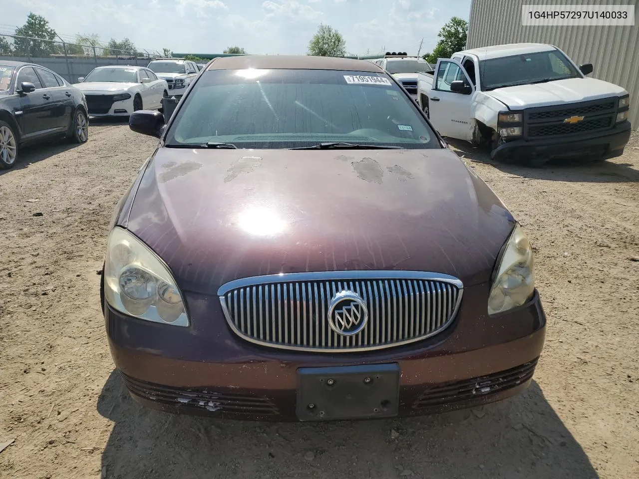 2007 Buick Lucerne Cx VIN: 1G4HP57297U140033 Lot: 71951944