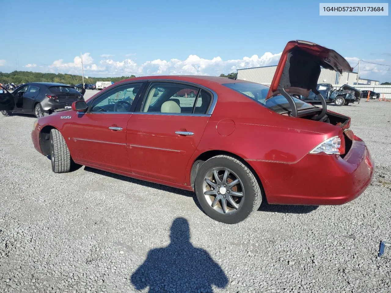 2007 Buick Lucerne Cxl VIN: 1G4HD57257U173684 Lot: 72508454