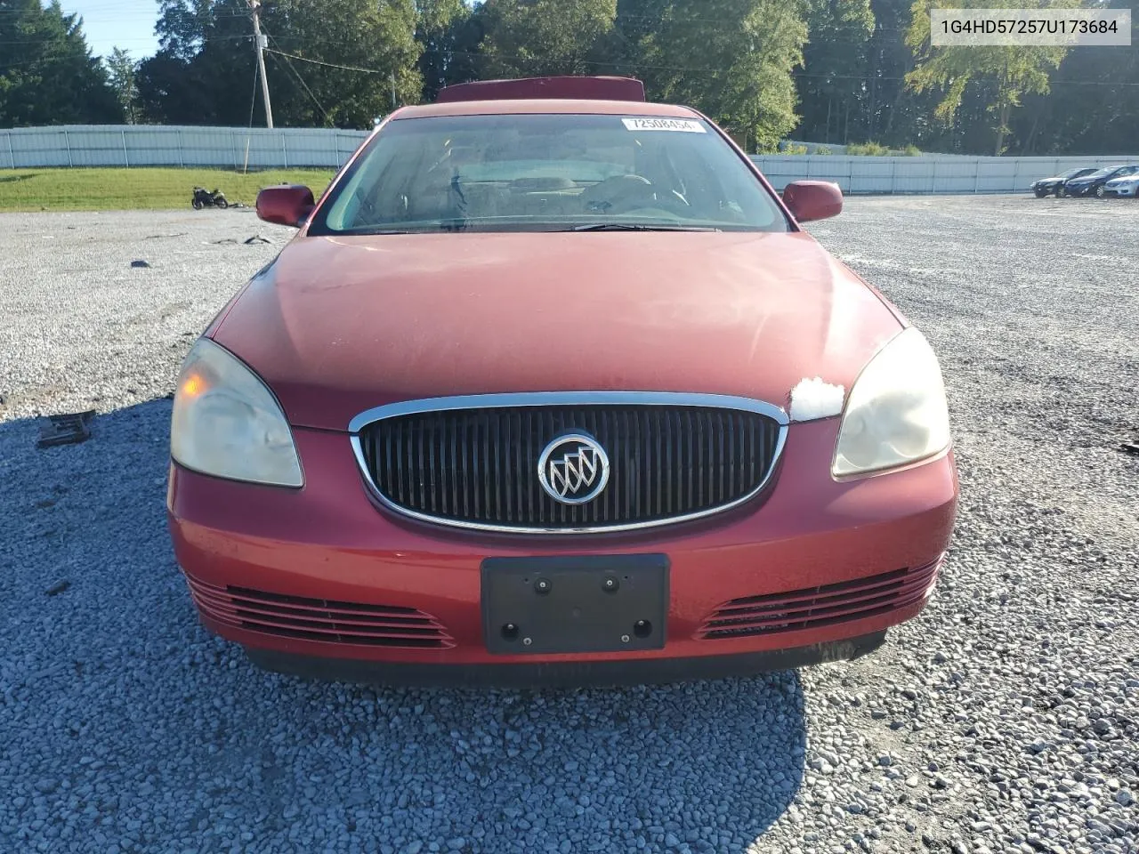 2007 Buick Lucerne Cxl VIN: 1G4HD57257U173684 Lot: 72508454