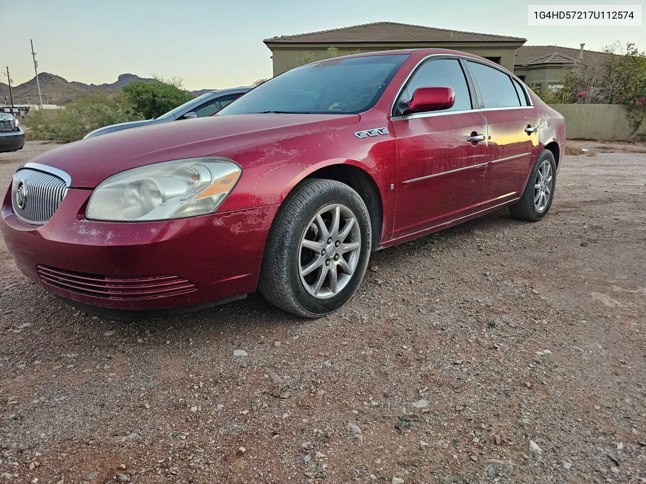 2007 Buick Lucerne Cxl VIN: 1G4HD57217U112574 Lot: 73059594