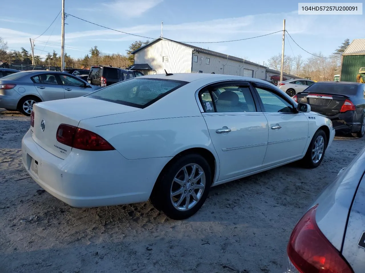 2007 Buick Lucerne Cxl VIN: 1G4HD57257U200091 Lot: 81521253