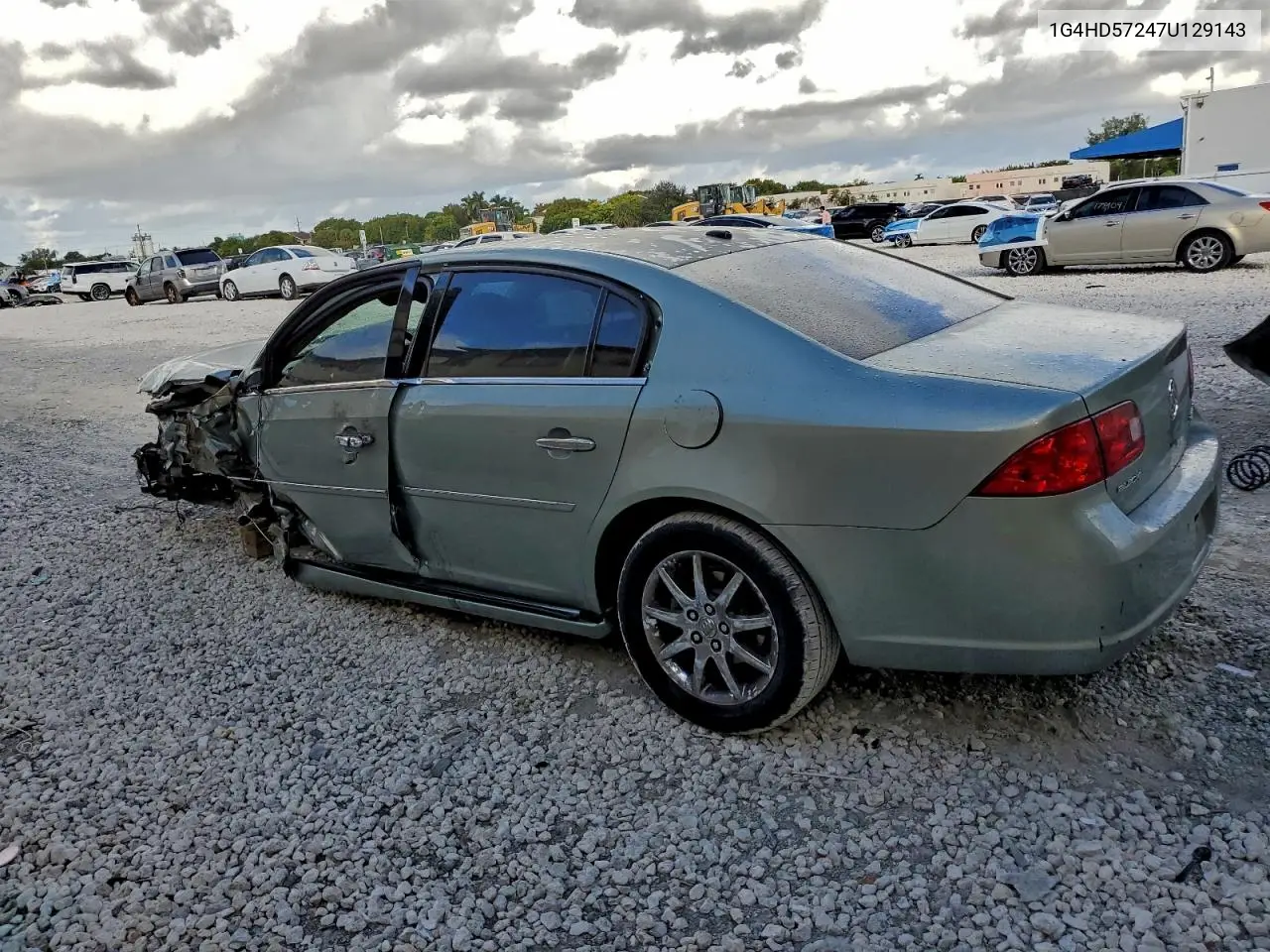 1G4HD57247U129143 2007 Buick Lucerne Cxl