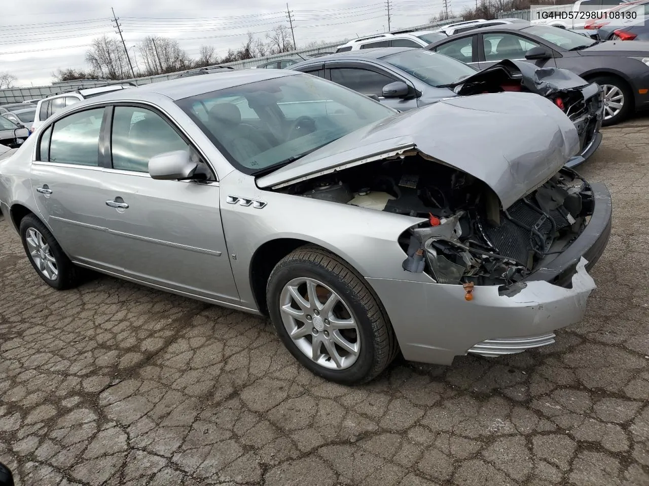 2008 Buick Lucerne Cxl VIN: 1G4HD57298U108130 Lot: 39757604