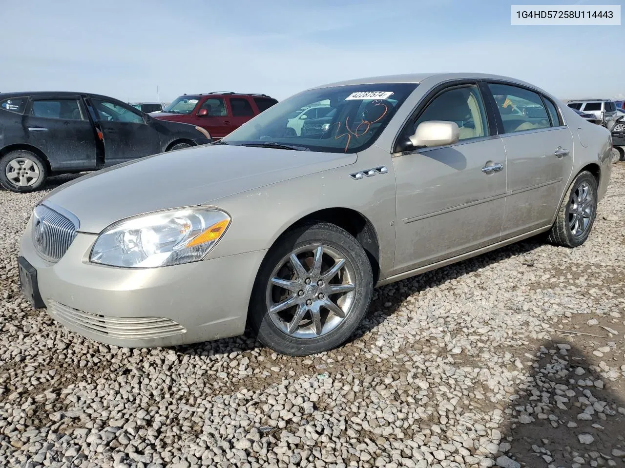 1G4HD57258U114443 2008 Buick Lucerne Cxl